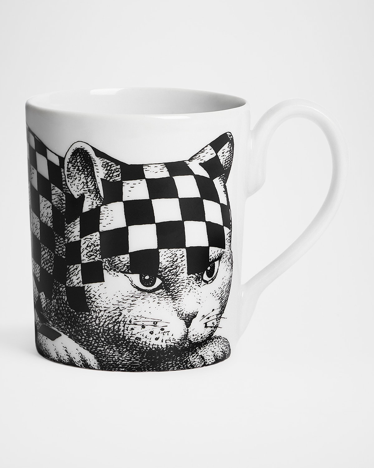 Fornasetti Tea Cup High Fidelity Floral Cat | Horchow