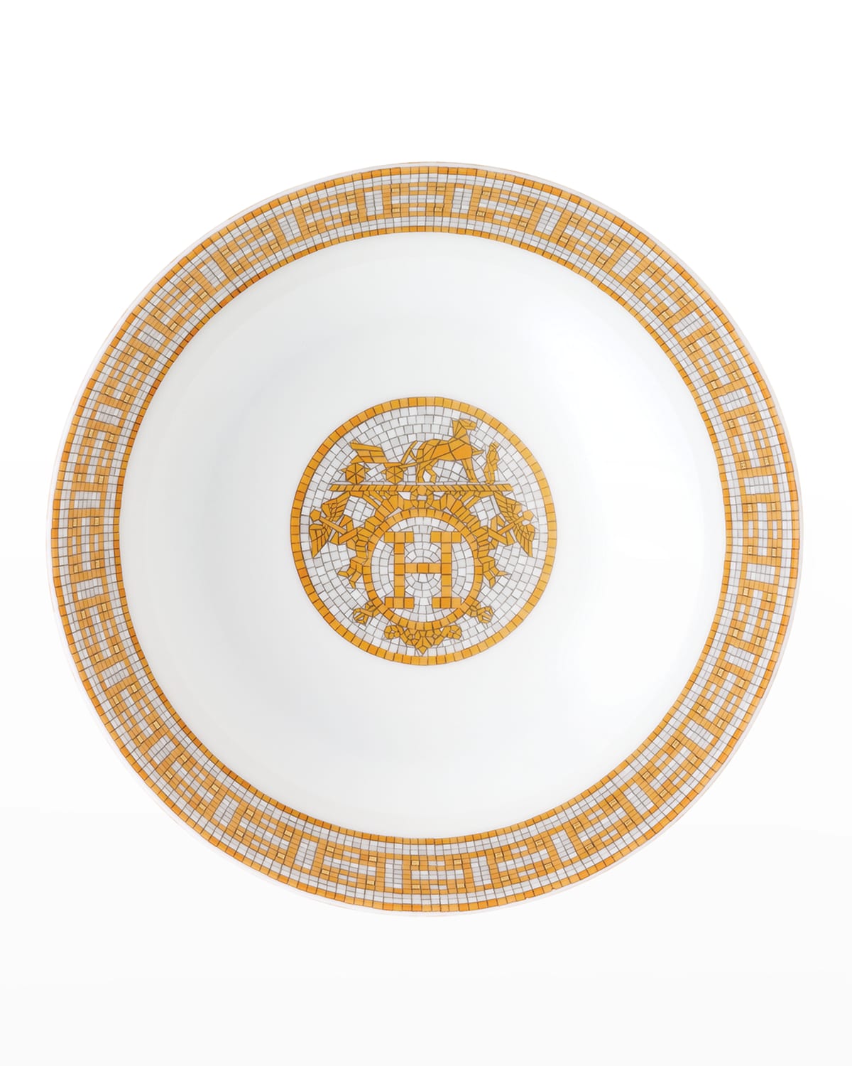 Hermes Mosaique au 24 Gold Square Plate 5 Horchow