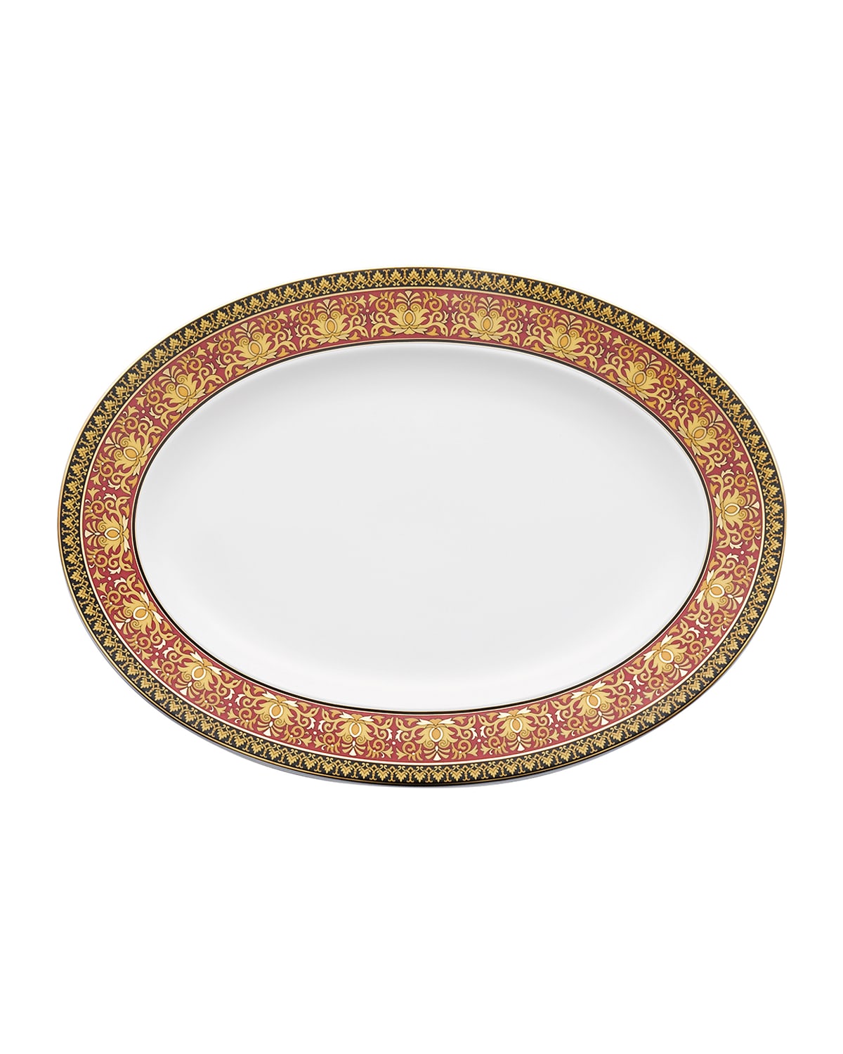 Versace Medusa Red Modern Bread and Butter Plate Horchow