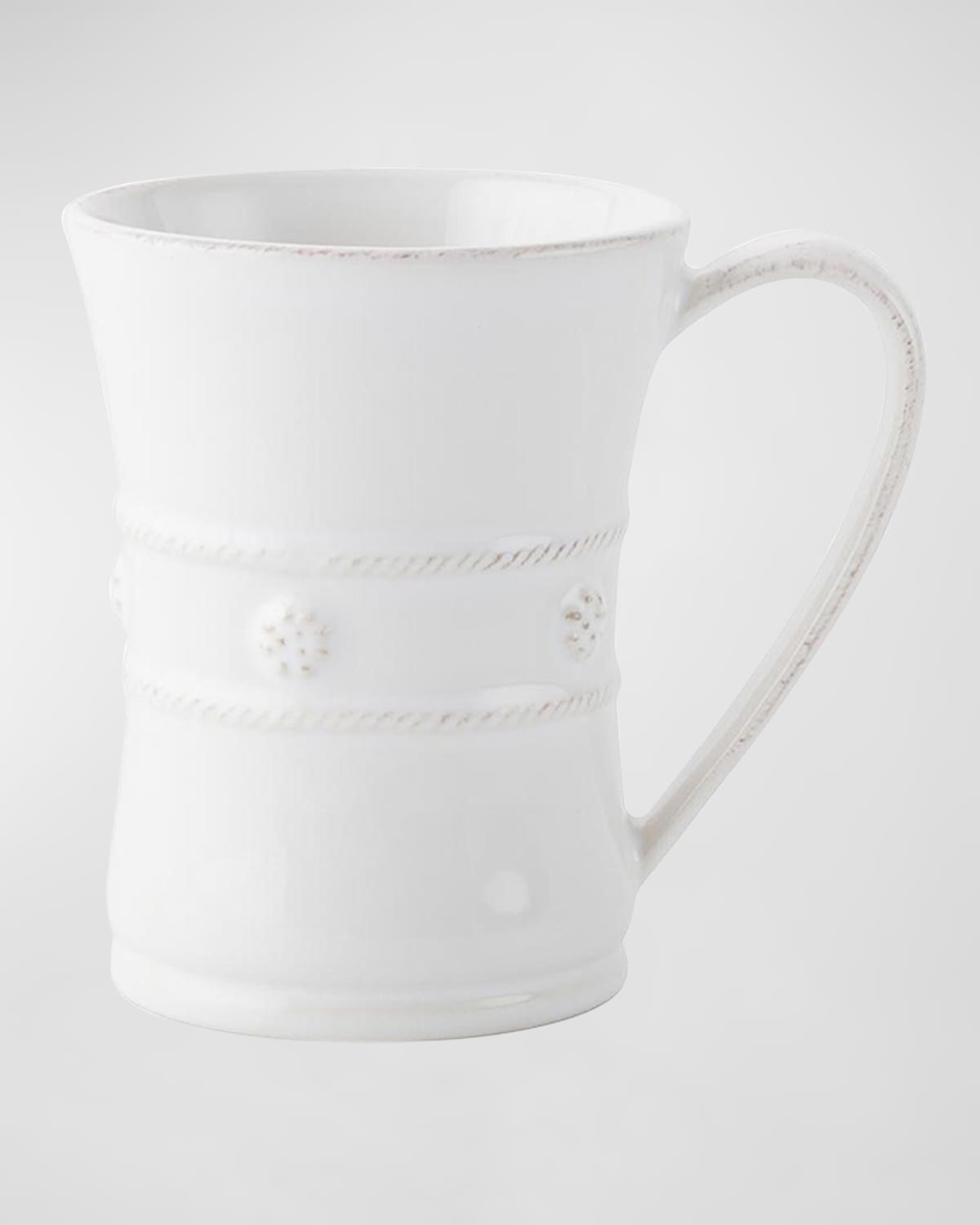 Berry & Thread Travel Mug with Silicone Lid - Whitewash