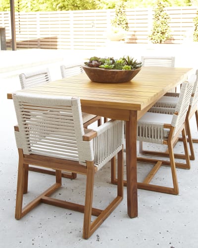 Palecek Imported Outdoor Furniture, Palecek Hudson Dining Chairs