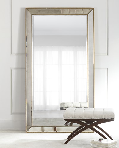 Imported Floor Mirror Horchow Com, Frost White Full Length Leaner Floor Mirror