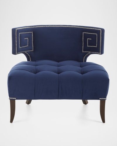 Nailhead Trim Wood Chair | horchow.com
