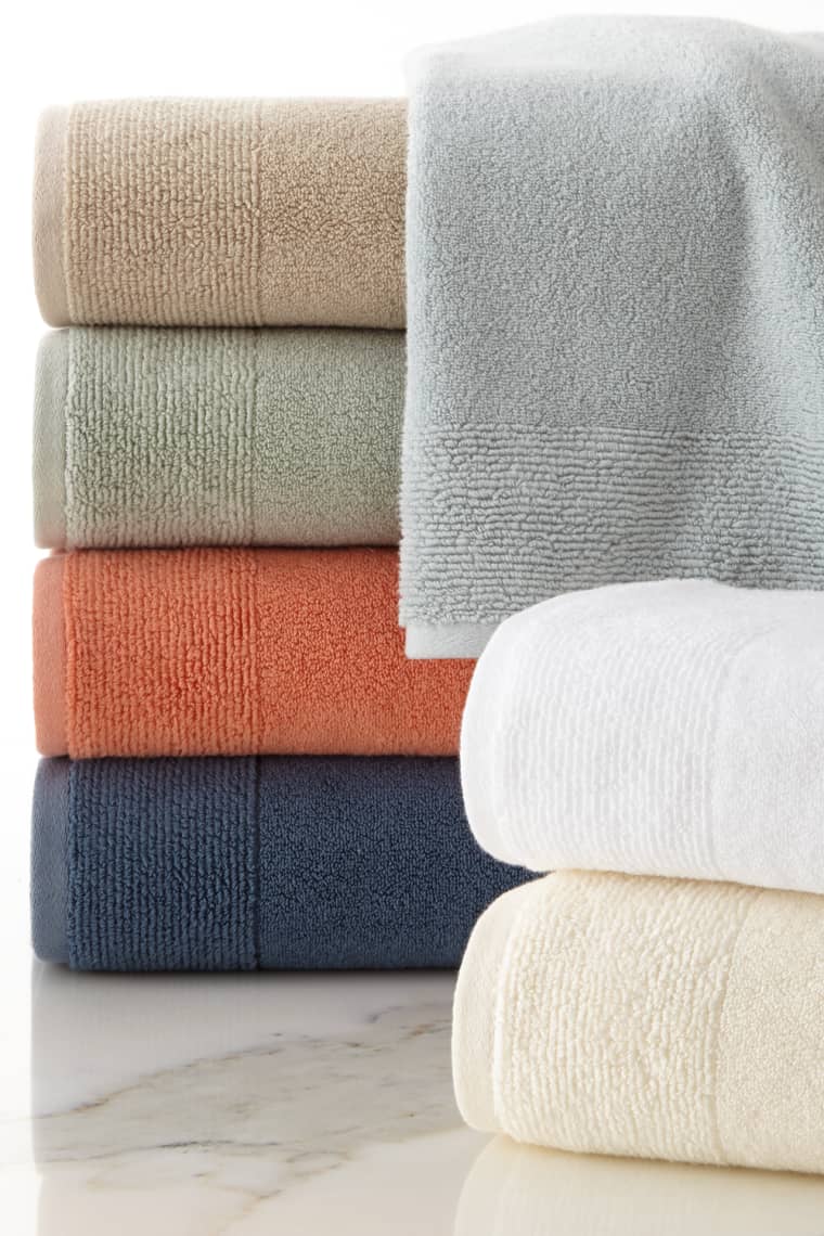 2 Each Kind NEW 6 Piece Towel Set Kassatex KYT-256-Heather Charcoal  Kyoto 