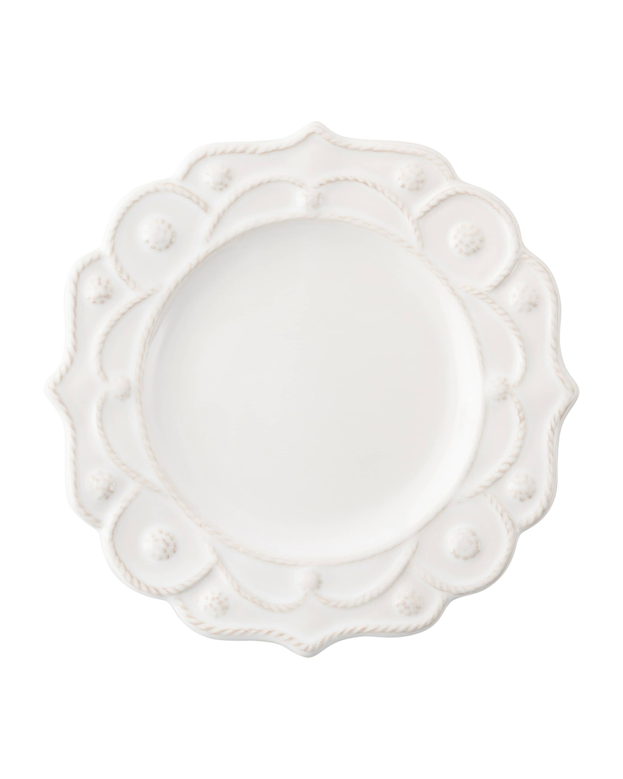 Juliska Jardins du Monde Side/Cocktail Plate - Whitewash