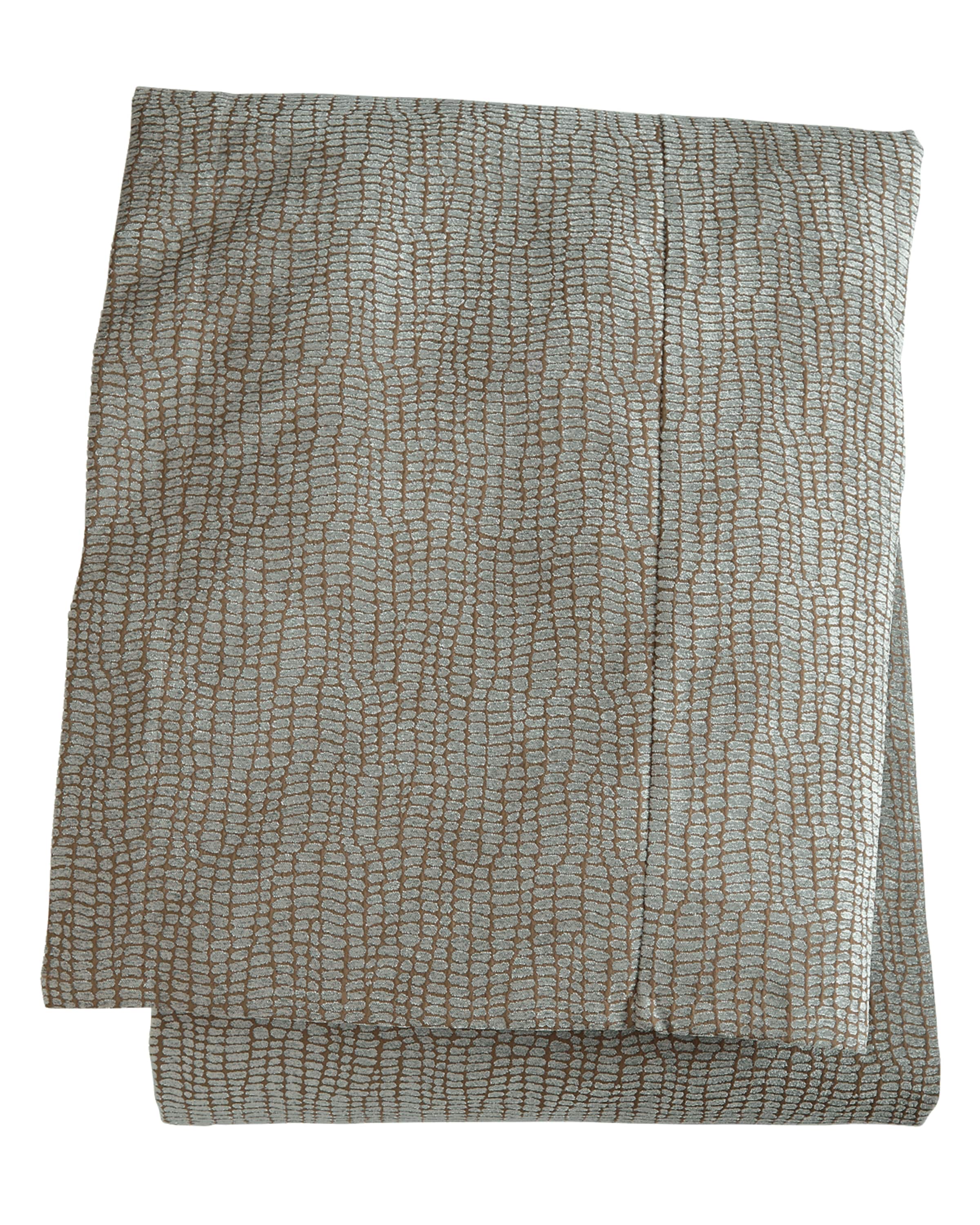 Legacy Bella Crocodile Coverlet, Queen