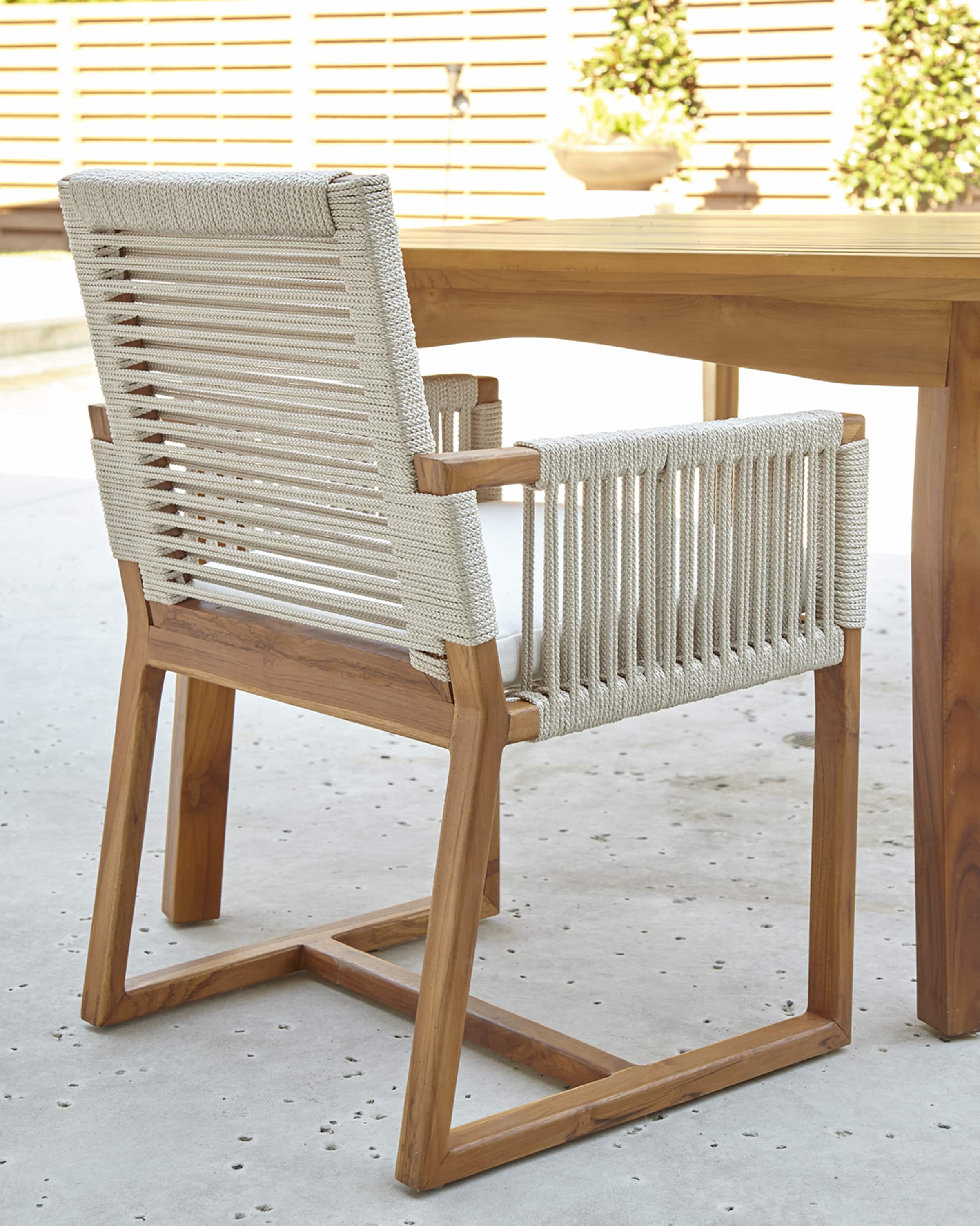 Palecek San Martin Teak Outdoor Dining Furniture & Matching Items Horchow
