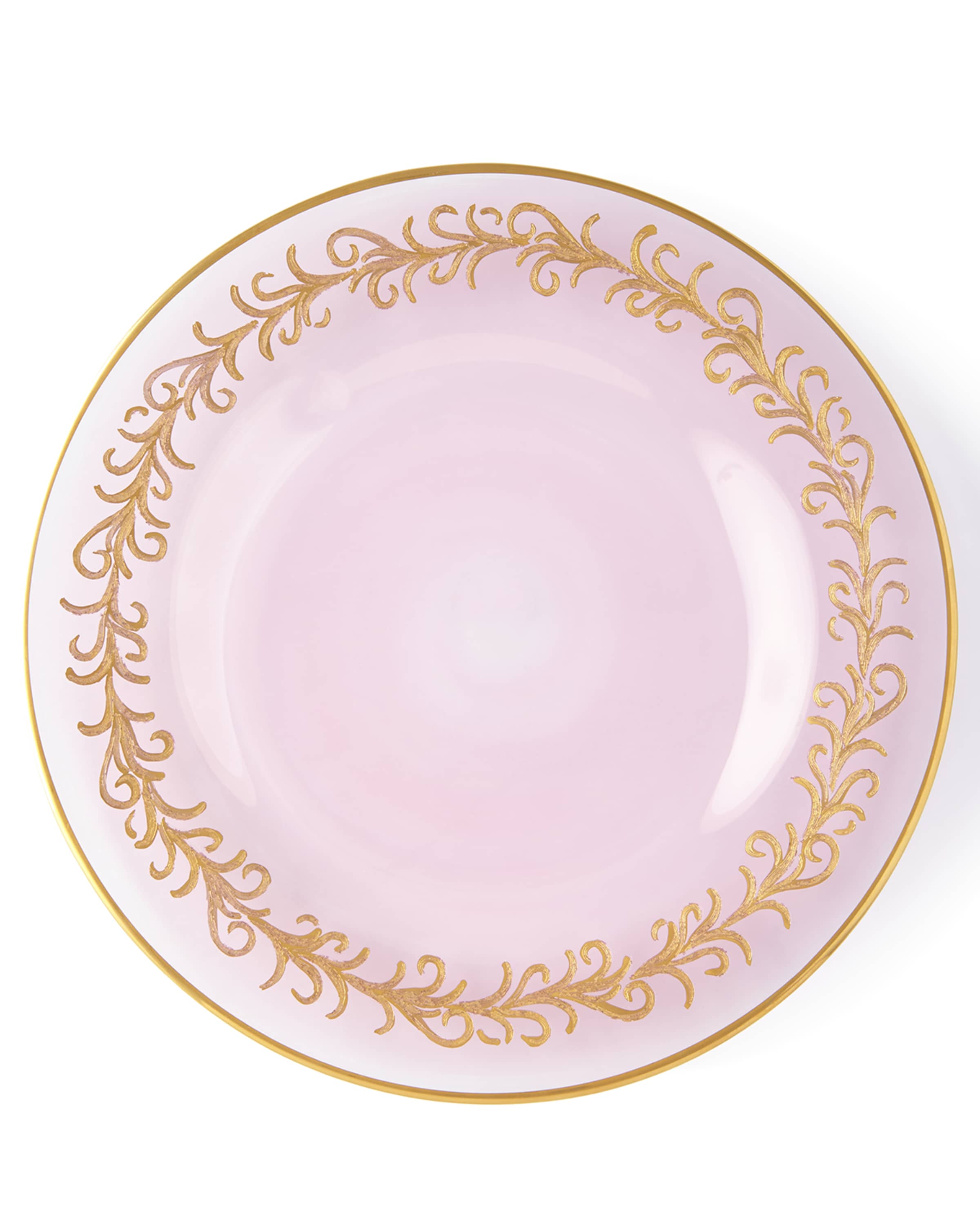 Neiman Marcus Blush Oro Bello Salad Plates, Set of 4