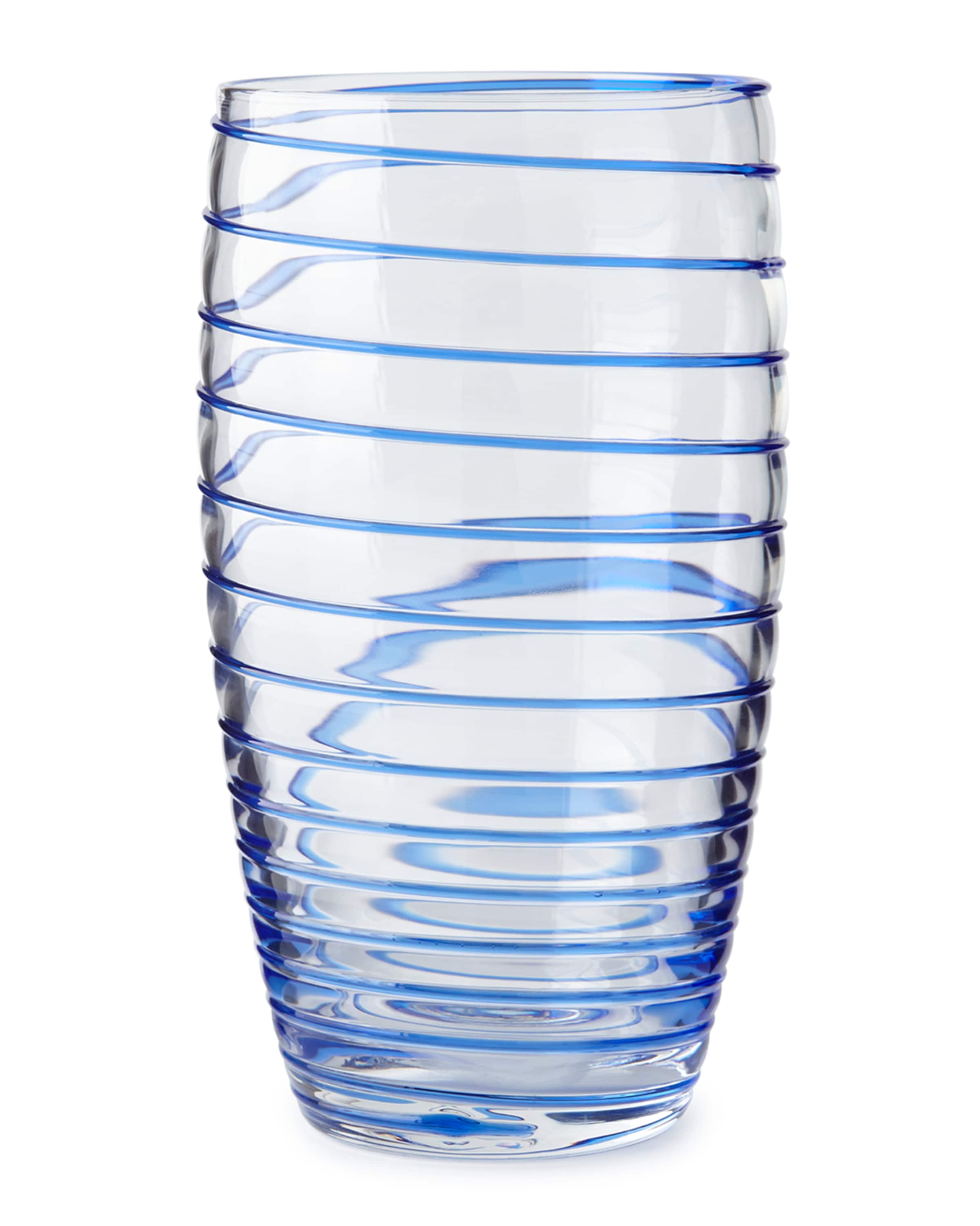 Neiman Marcus Spiral Juice Glasses, Set of 4