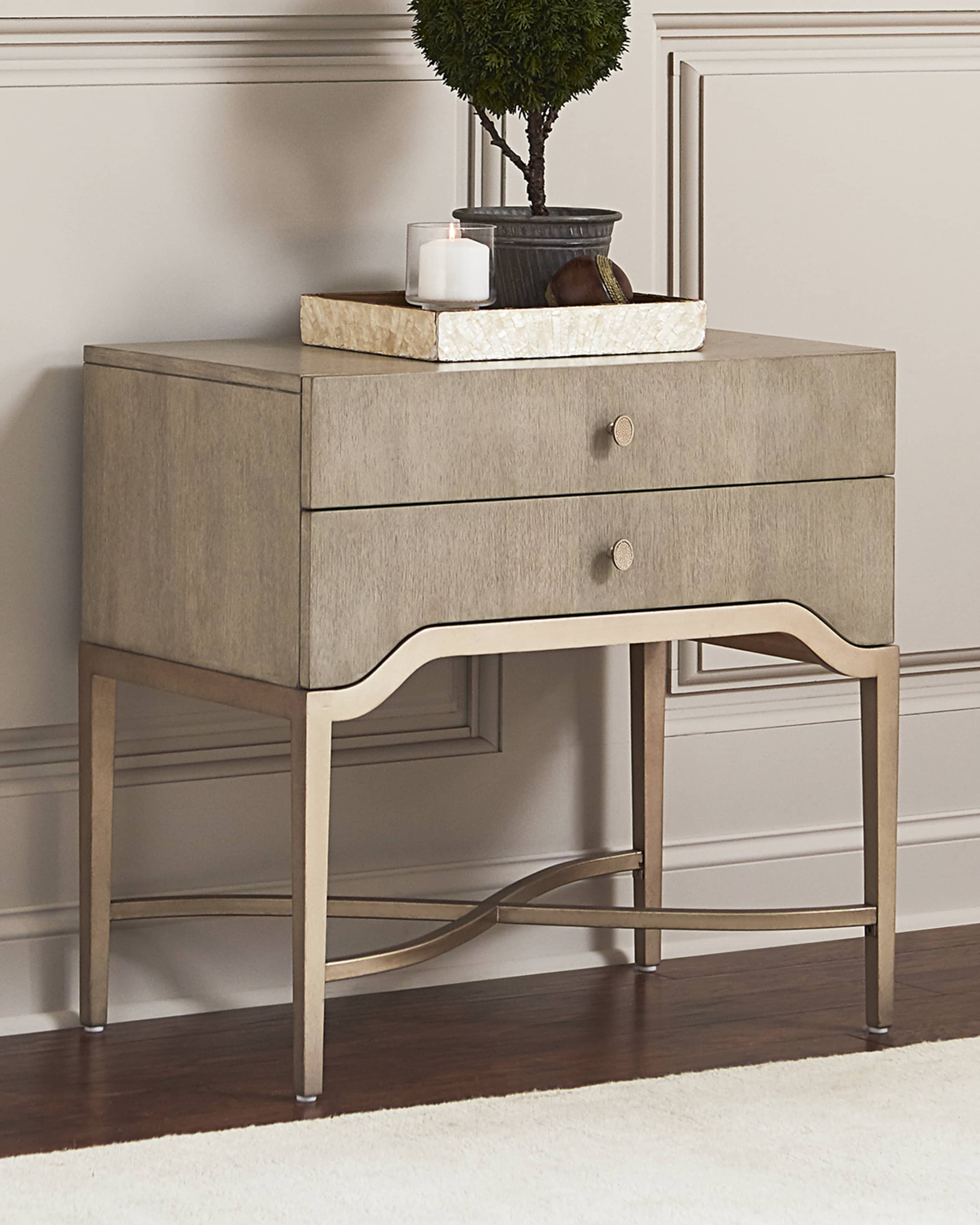 Hooker Furniture Sabeen Two-Drawer Nightstand