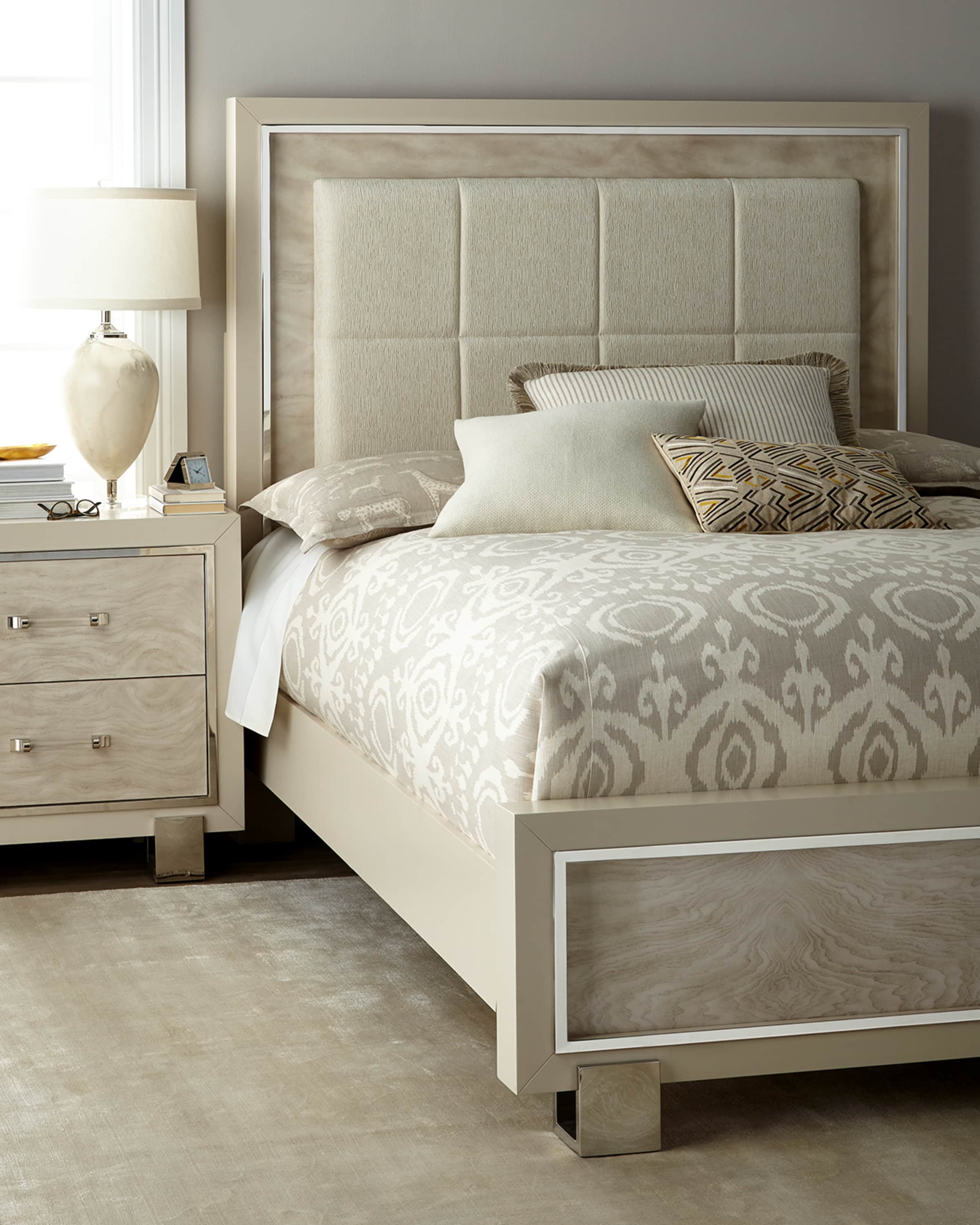 Deanna upholstered queen bed top