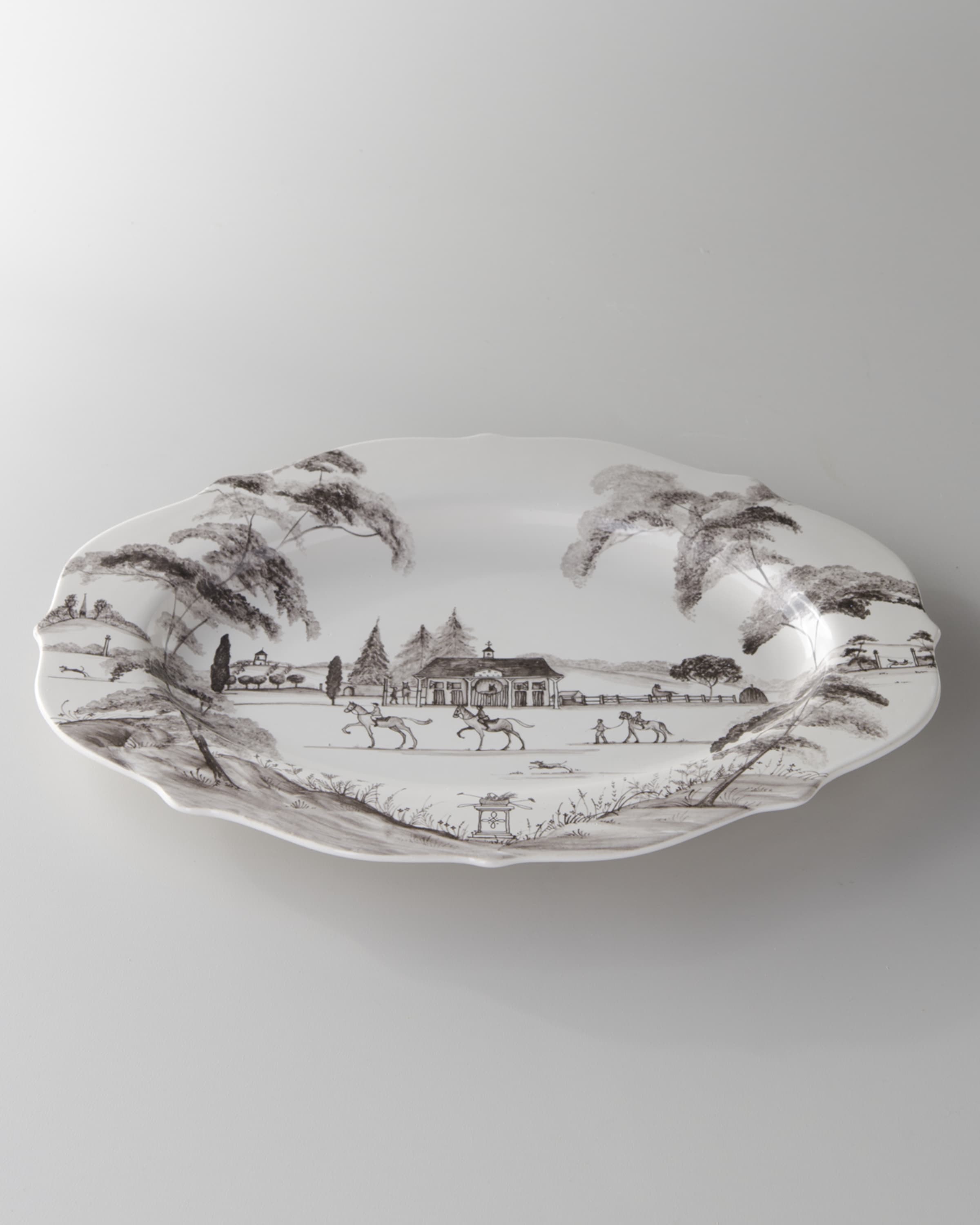 Juliska Country Estate Flint Grey Stable Platter