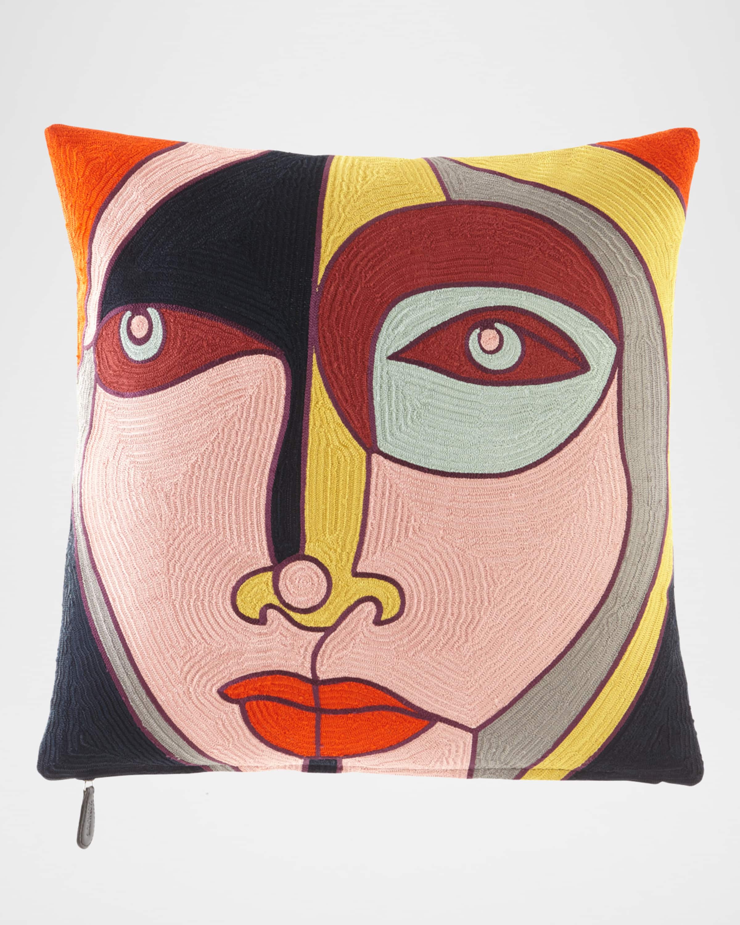 Global Views Paloma Pillow, 20"Sq.