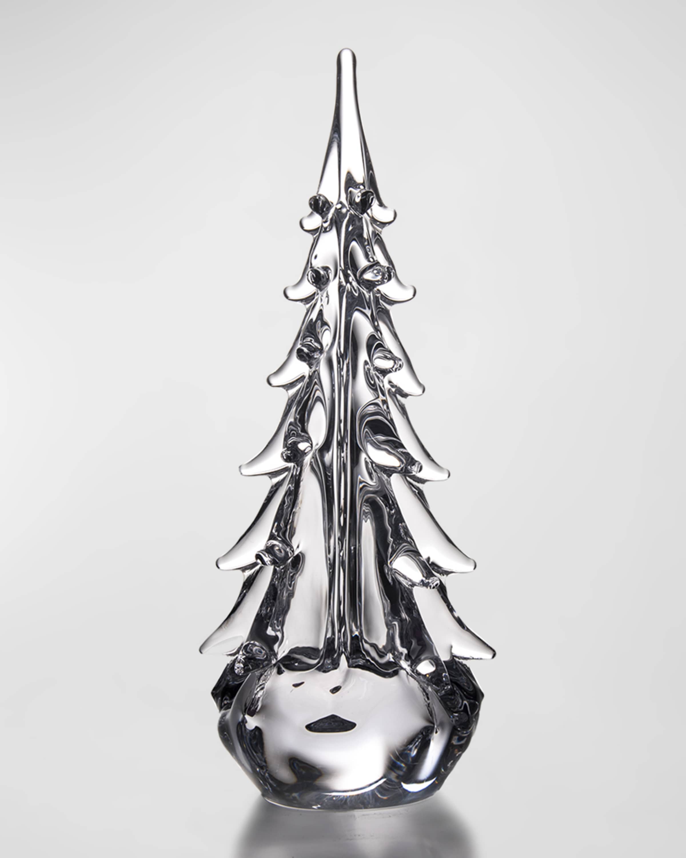 Simon Pearce FiveSided Evergreen Glass Tree 10" and Matching Items