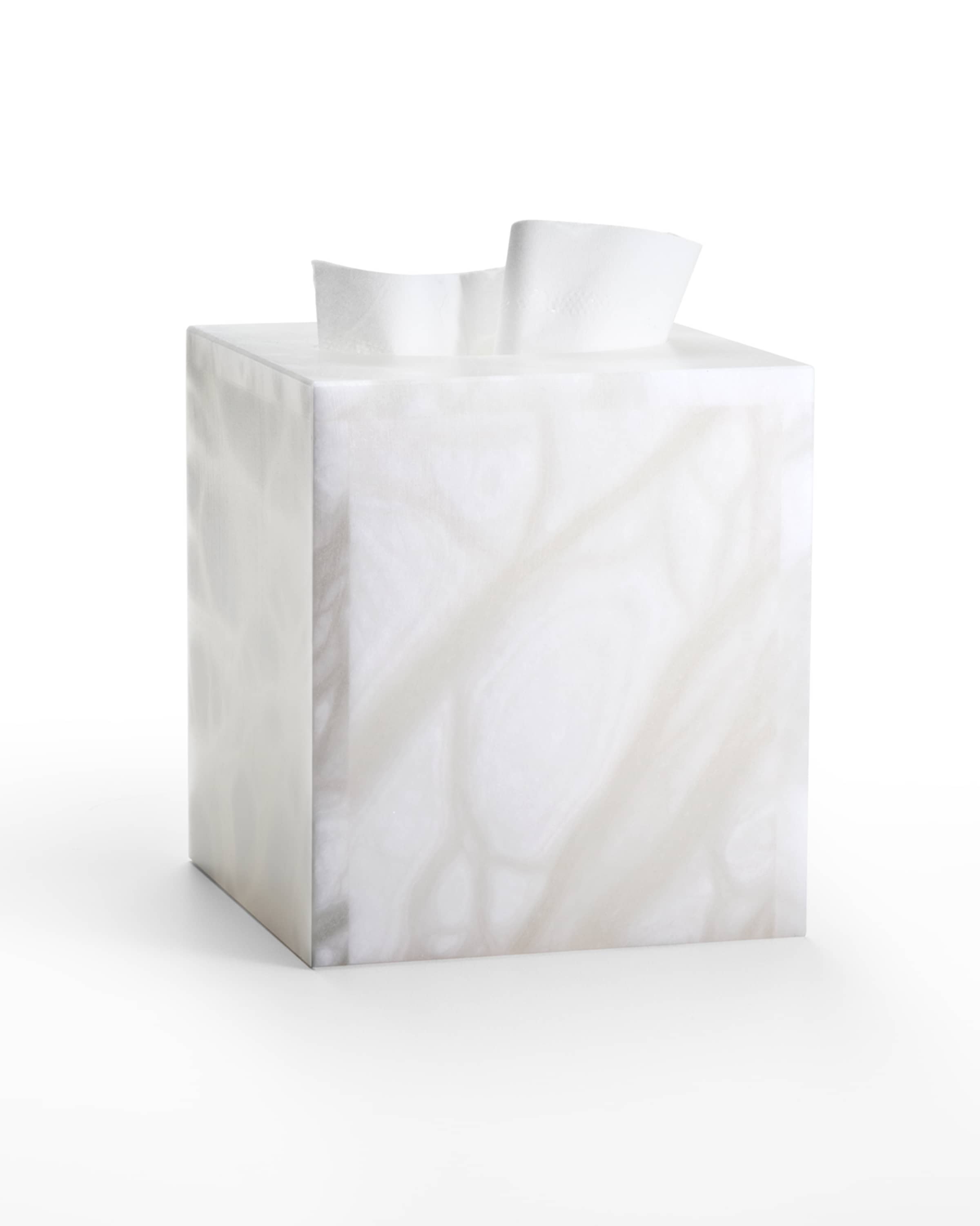 Labrazel Alisa Alabaster Tissue Cover, White