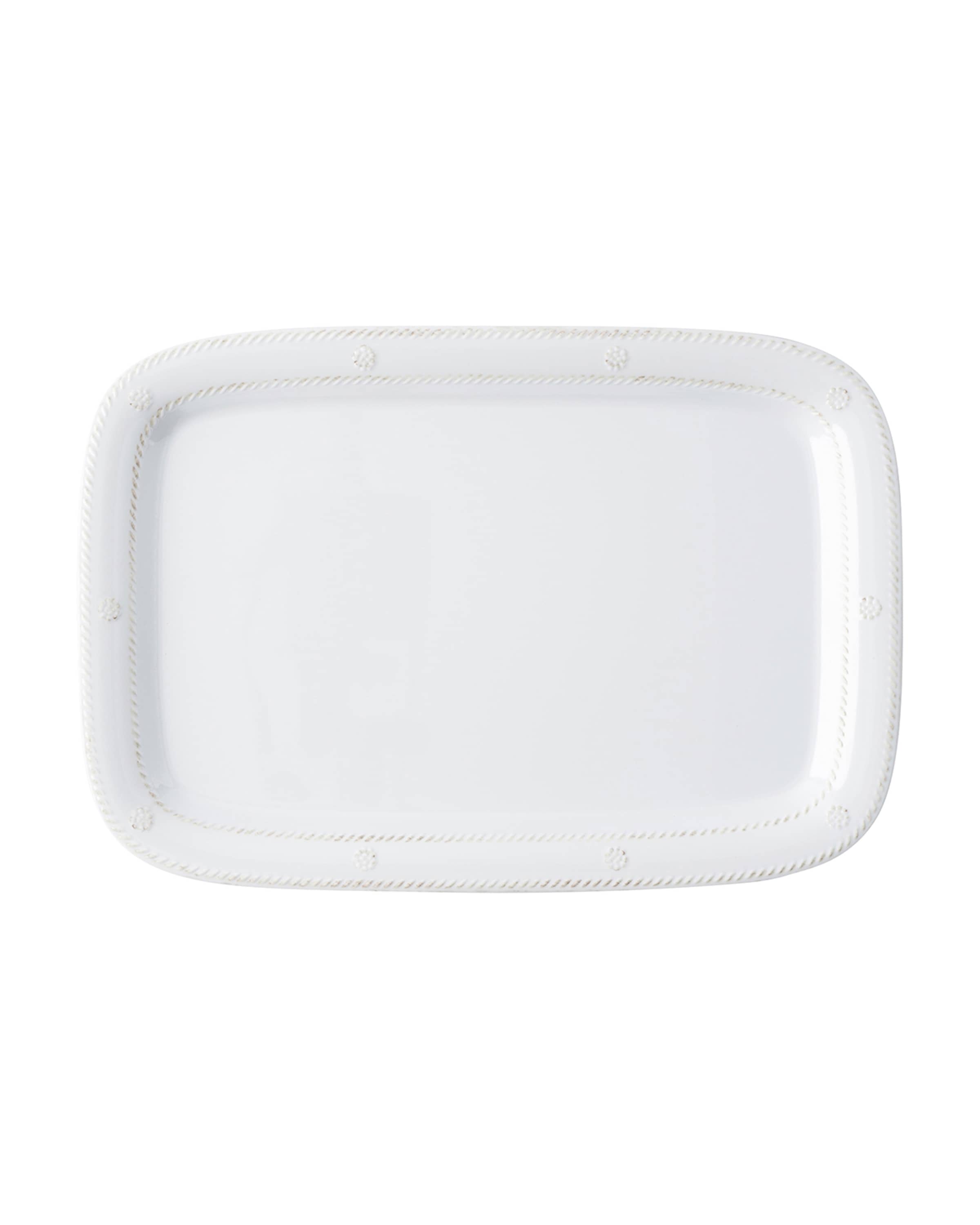 Juliska Berry & Thread Melamine 16" Tray - Whitewash