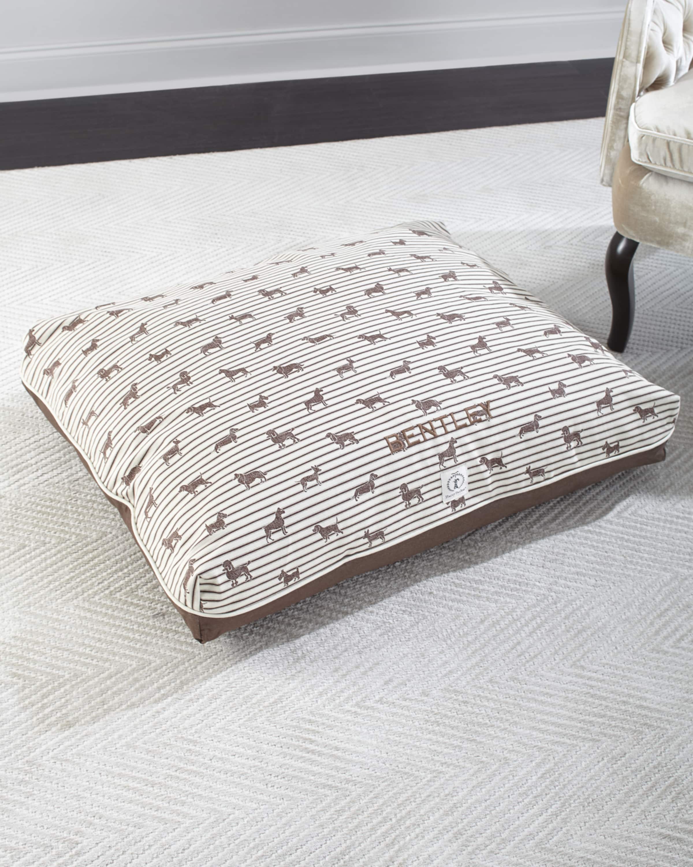 Harry Barker Small Ticking Envelope Dog Bed and Matching Items