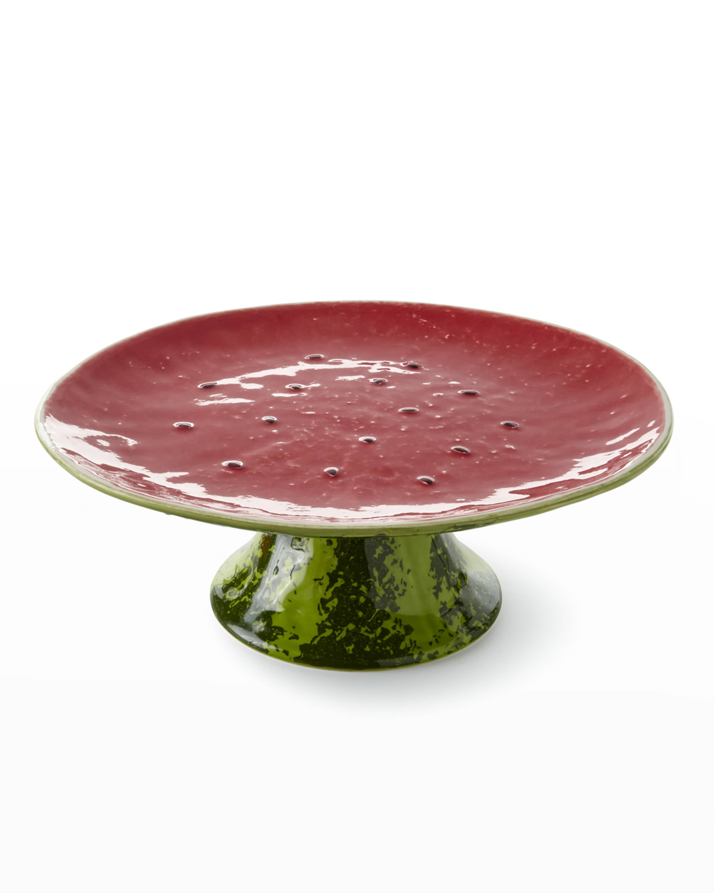 Bordallo Pinheiro Watermelon Cake Stand