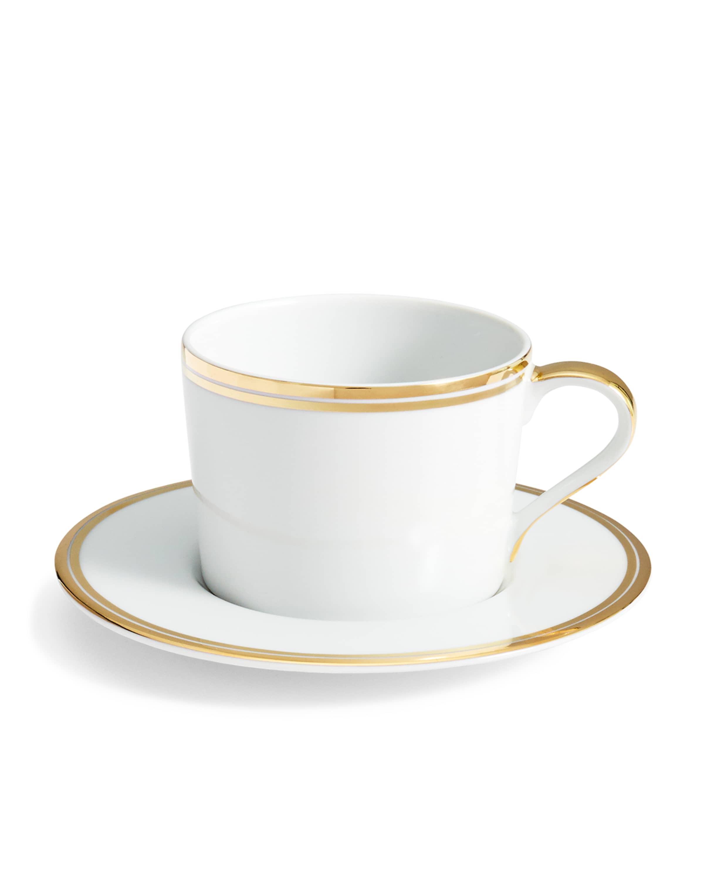 Ralph Lauren Home Wilshire Tea Cup and Saucer, Gold