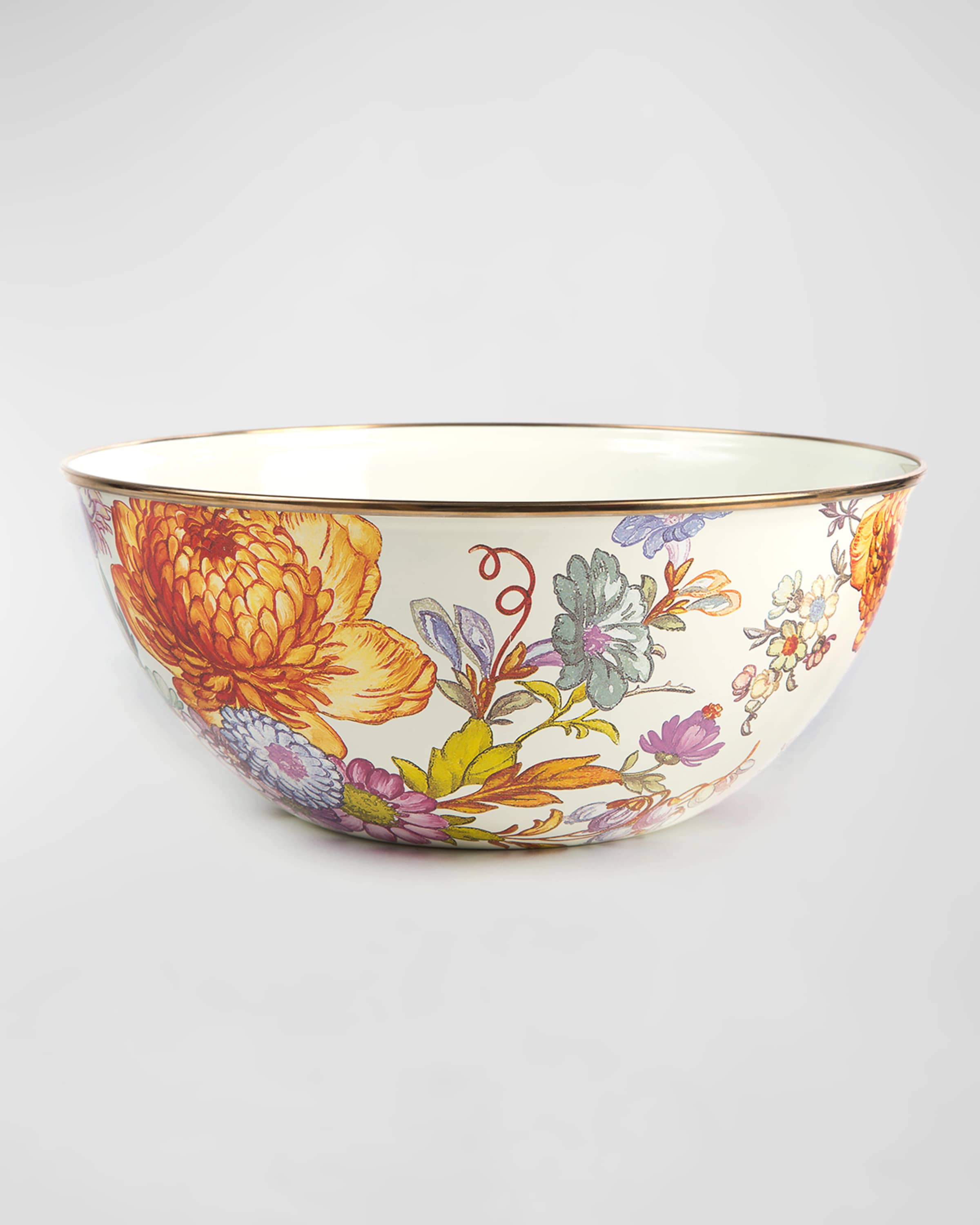 MacKenzie-Childs Flower Market Large Everyday Bowl