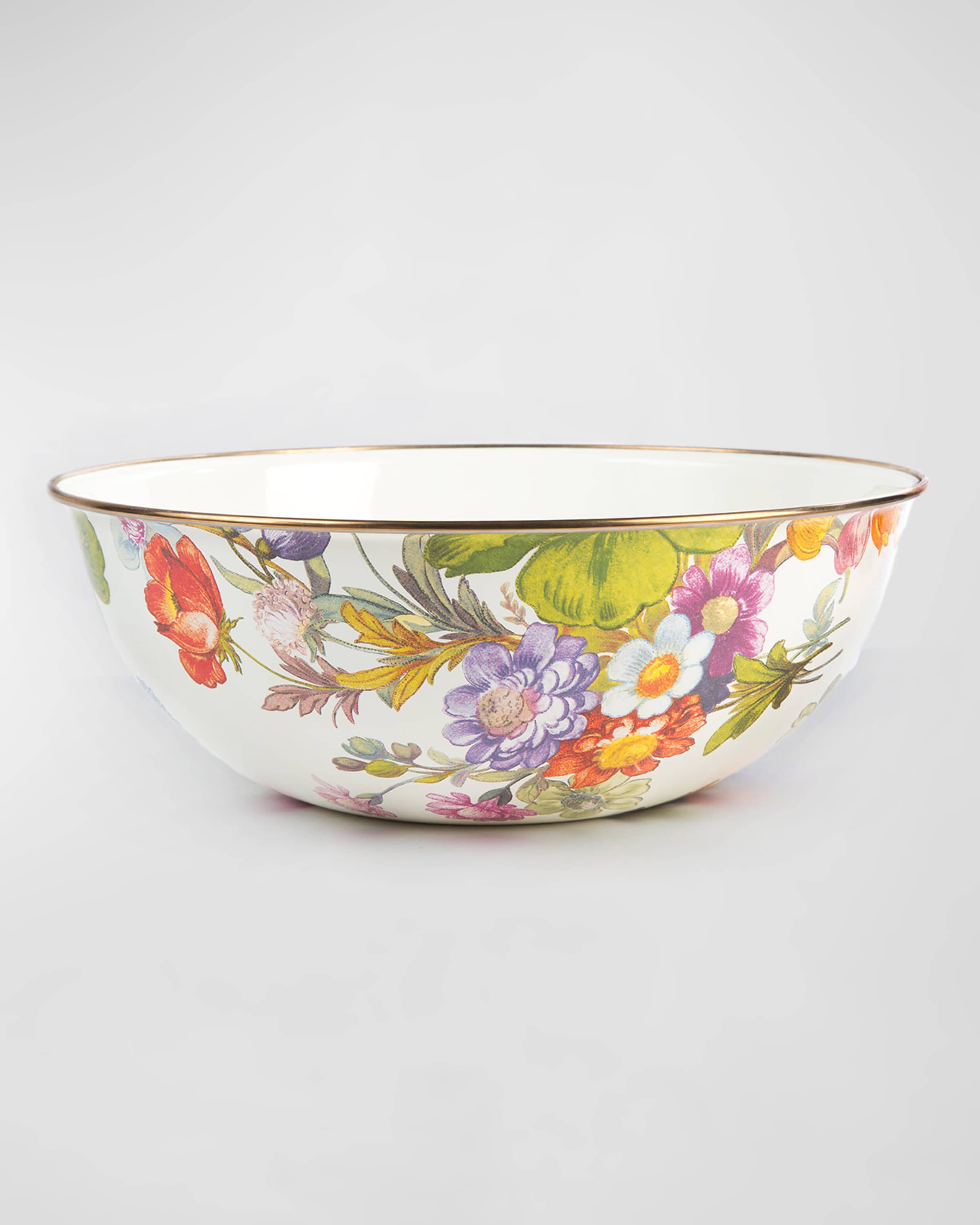MacKenzie-Childs Flower Market Extra Large Everyday Bowl