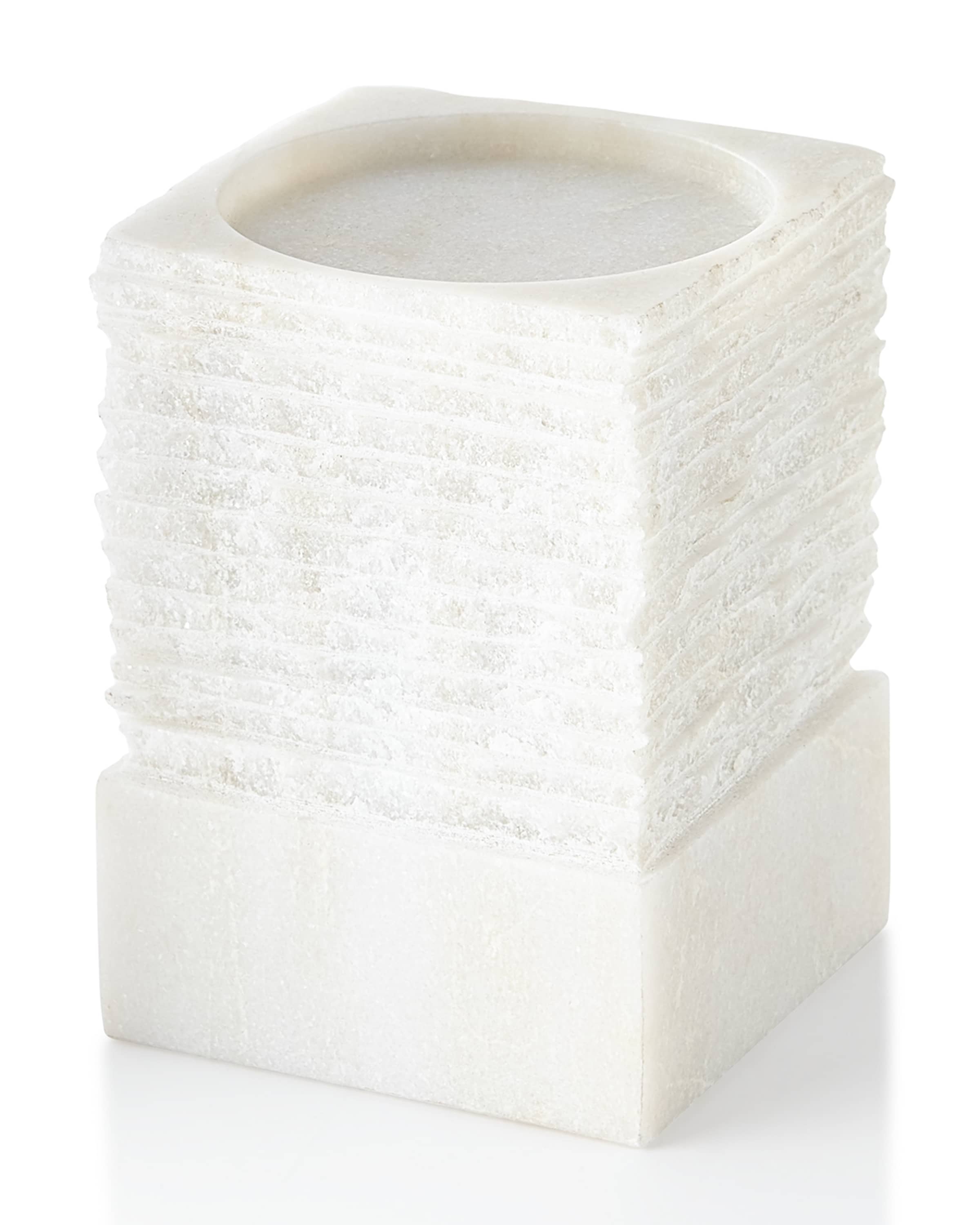 Chiseled Pillar Candle Holder, 5" and Matching Items & Matching Items