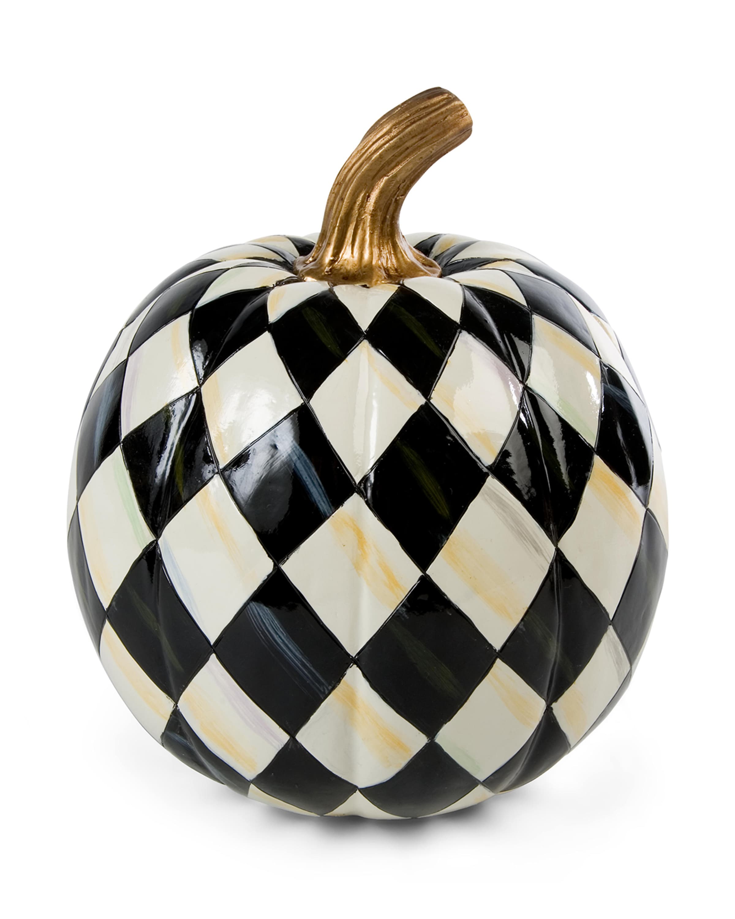 MacKenzie-Childs Courtly Harlequin Small Pumpkin