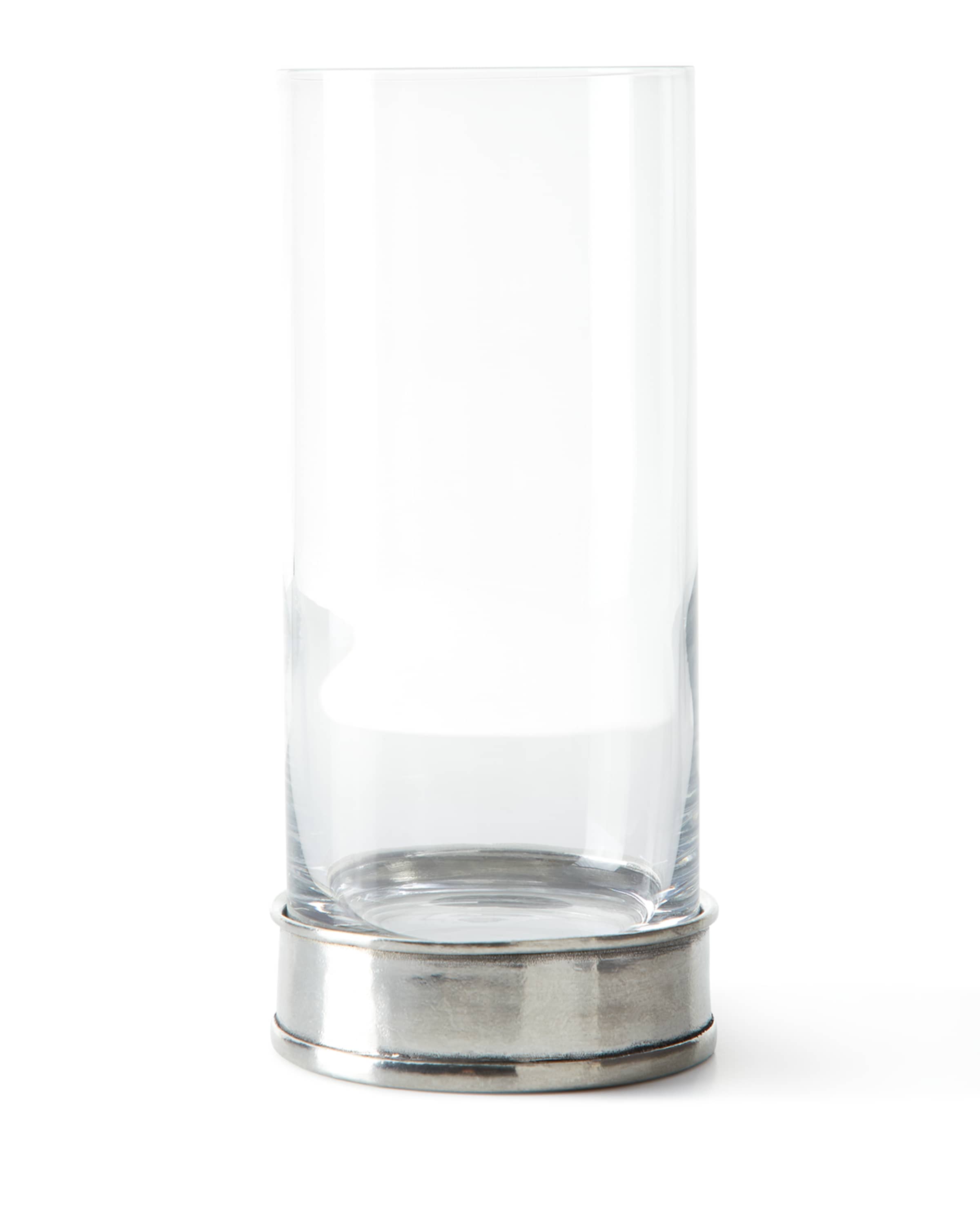 Neiman Marcus Pewter and Glass Highball