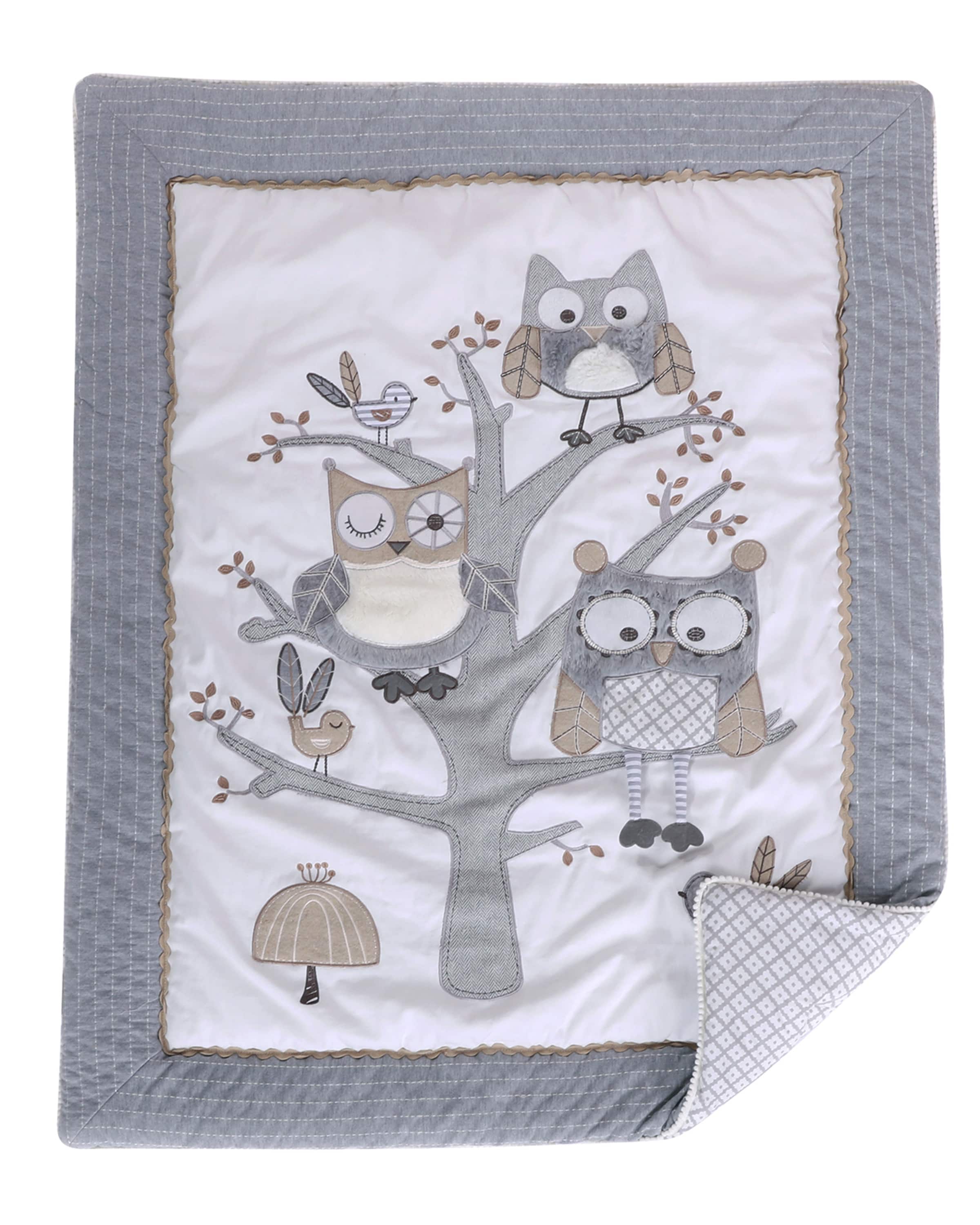 Owl baby crib set new arrivals