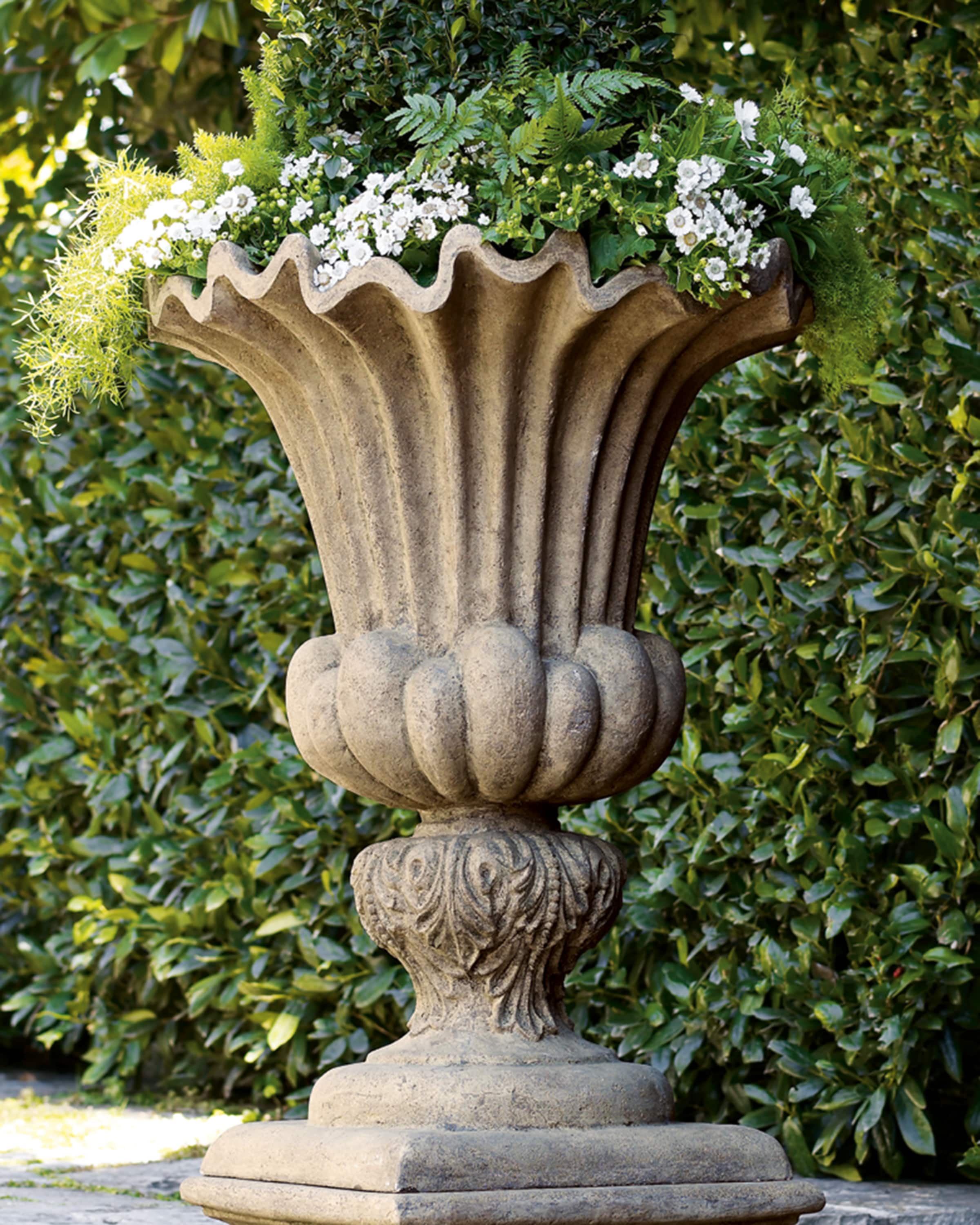 Neiman Marcus Acanthus Urn & Pedestal & Matching Items | Horchow