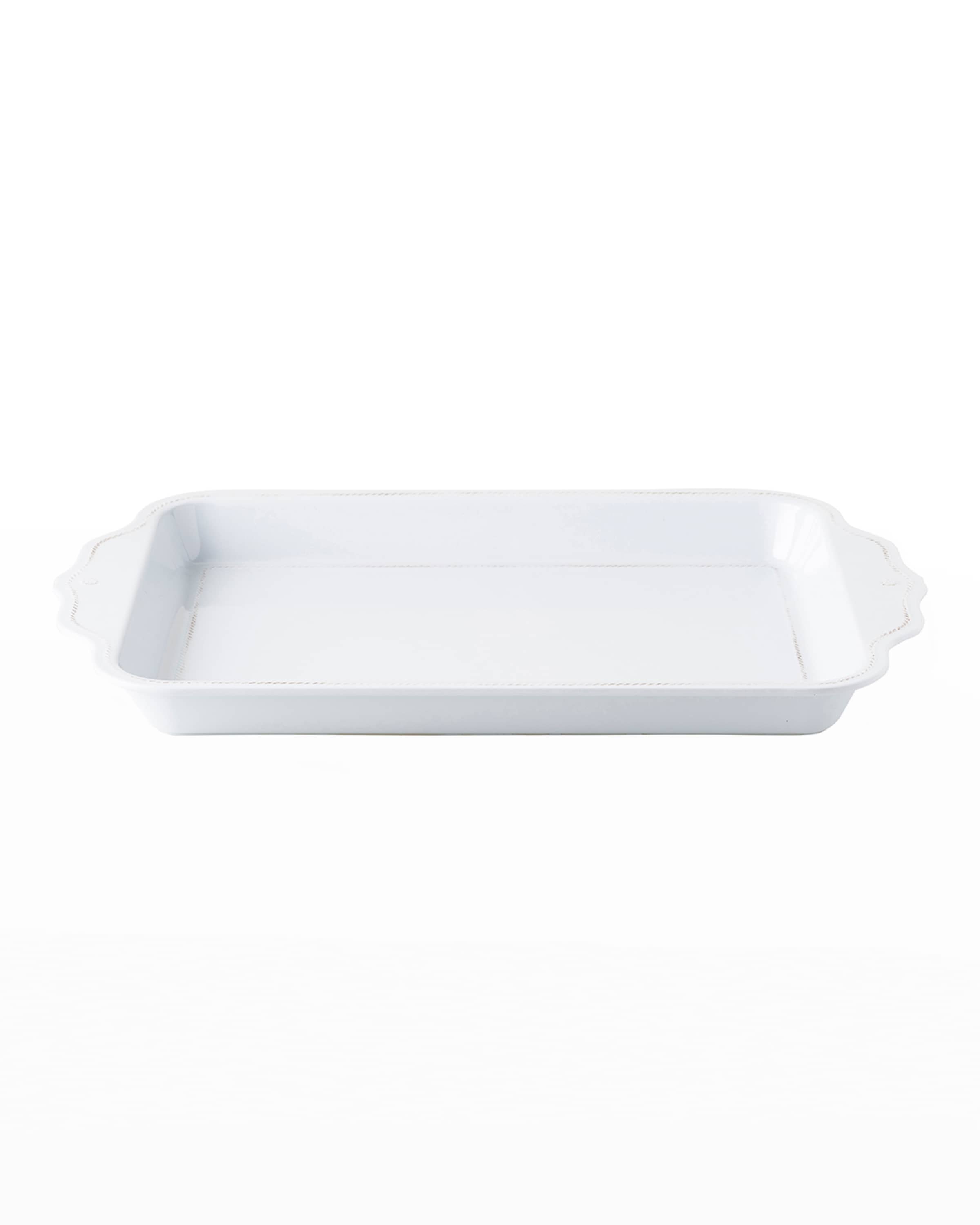 Juliska Berry & Thread Melamine 24" Tray - Whitewash