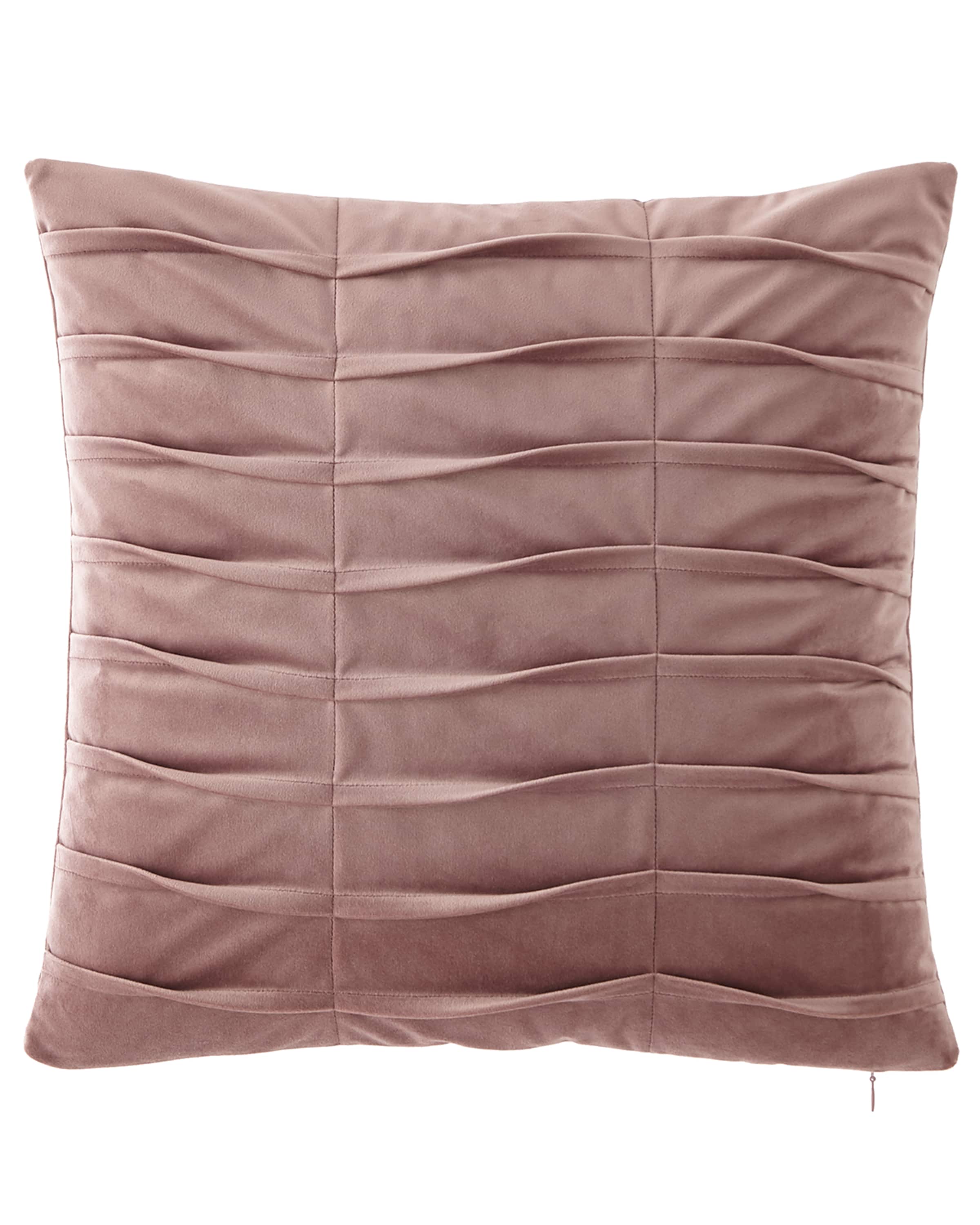 Sweet Dreams Lotus Pleated Velvet Boutique Pillow