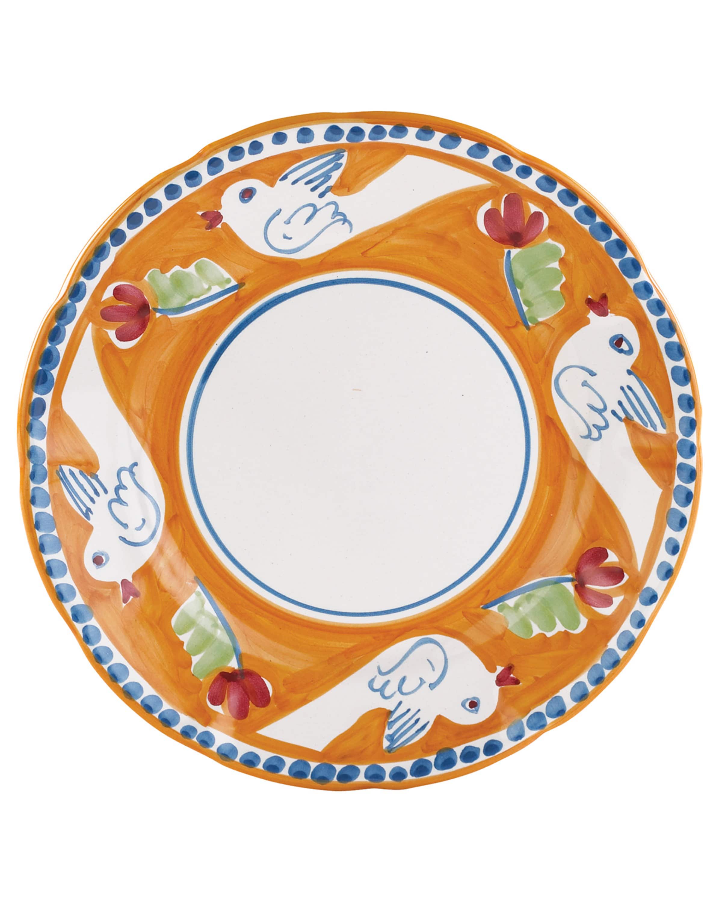 Vietri Campagna Uccello Dinner Plate