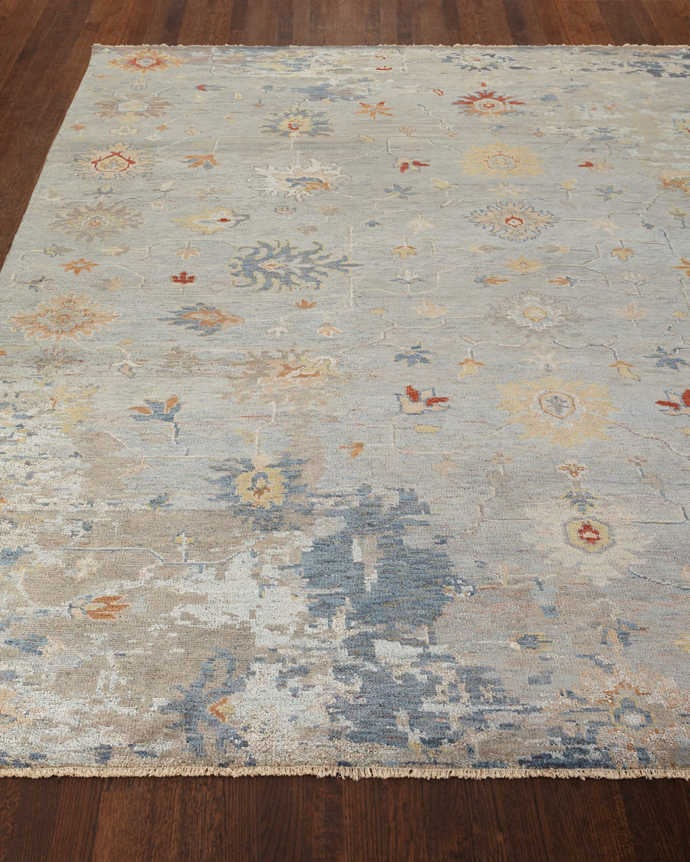 Deleese Hand-Knotted Runner, 3' x 10'