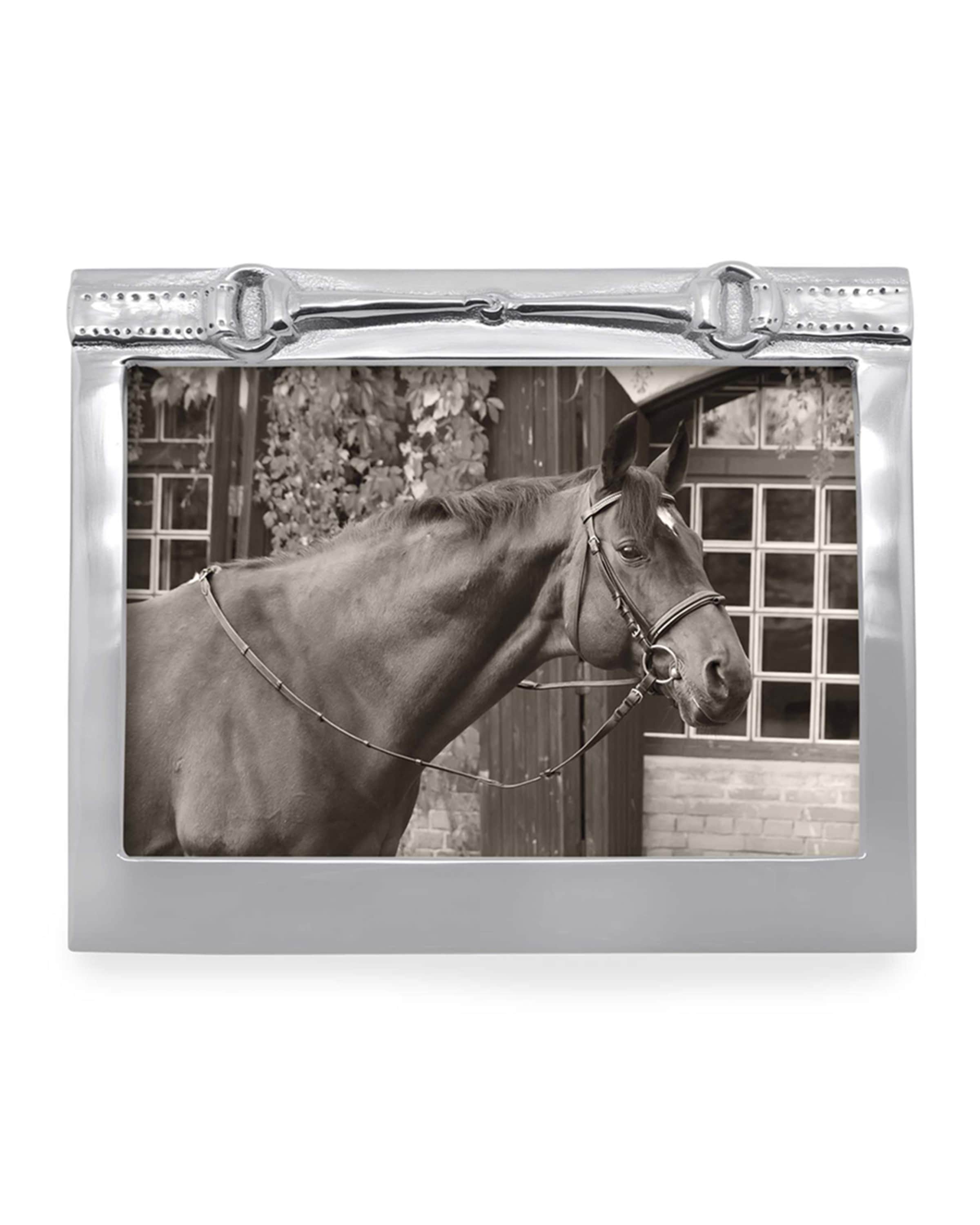 Mariposa Horse Bit Picture Frame, 5" x 7"