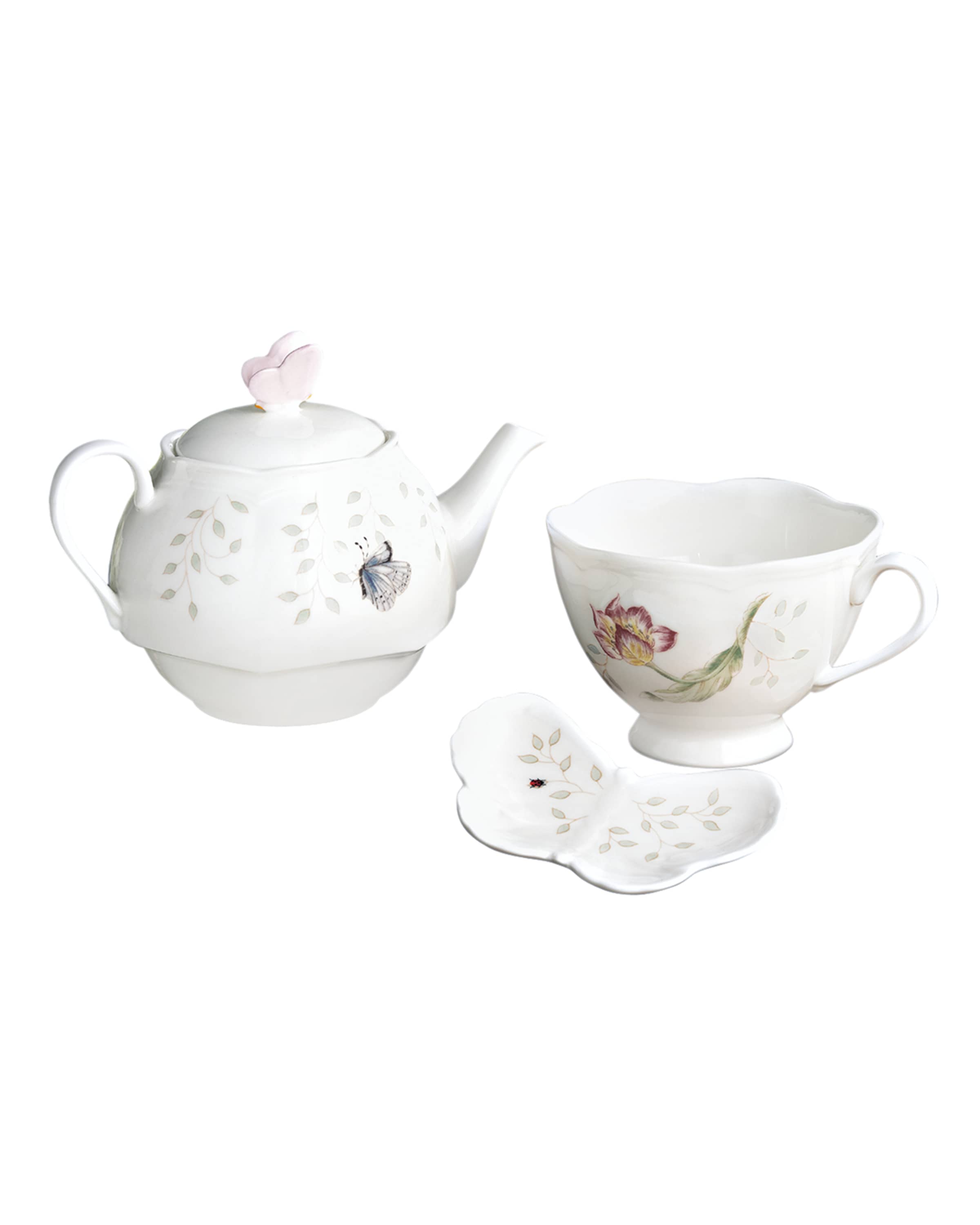 Lenox butterfly store meadow tea set