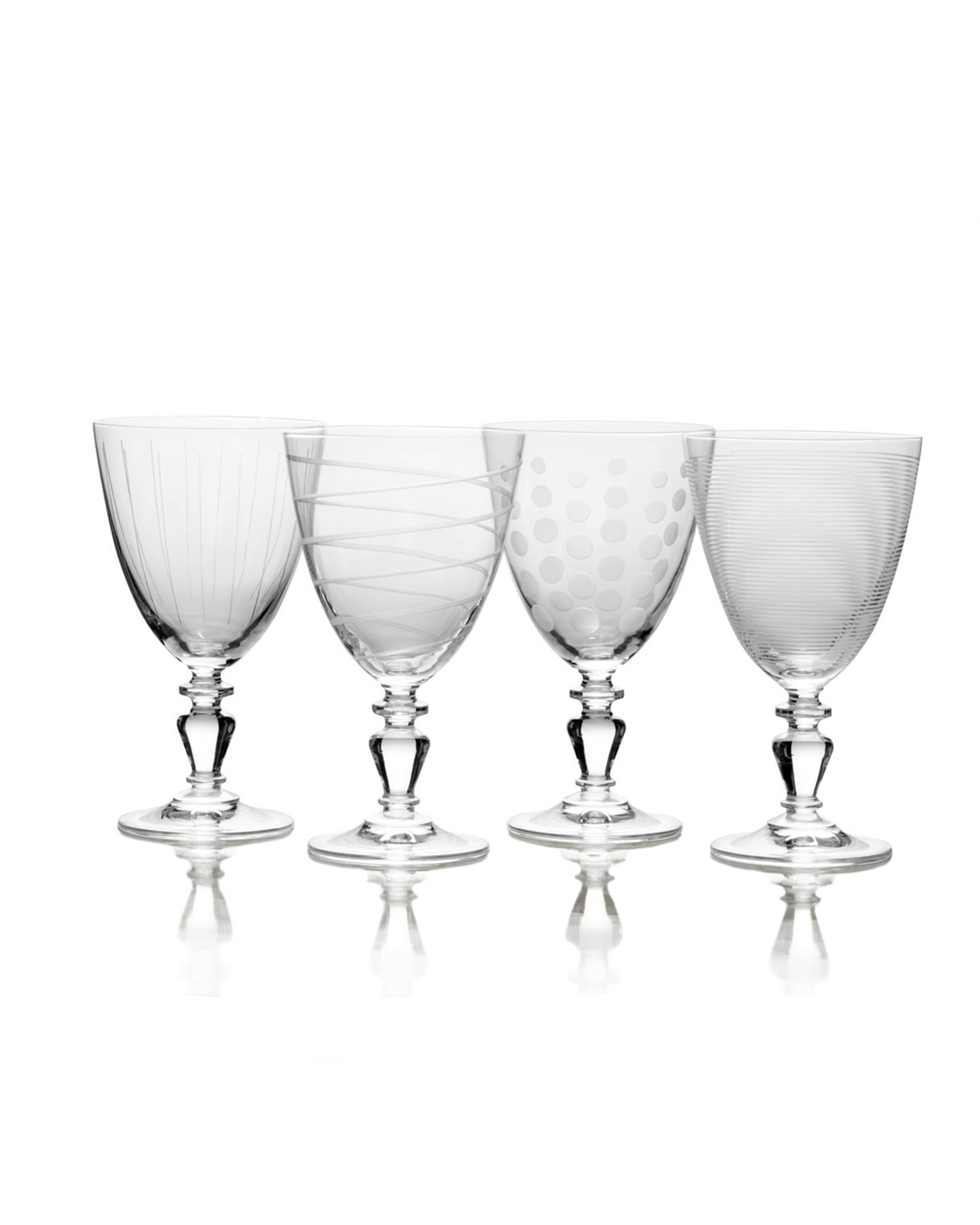 Mikasa Cheers Vintage Wine Glasses, Set of 4 and Matching Items