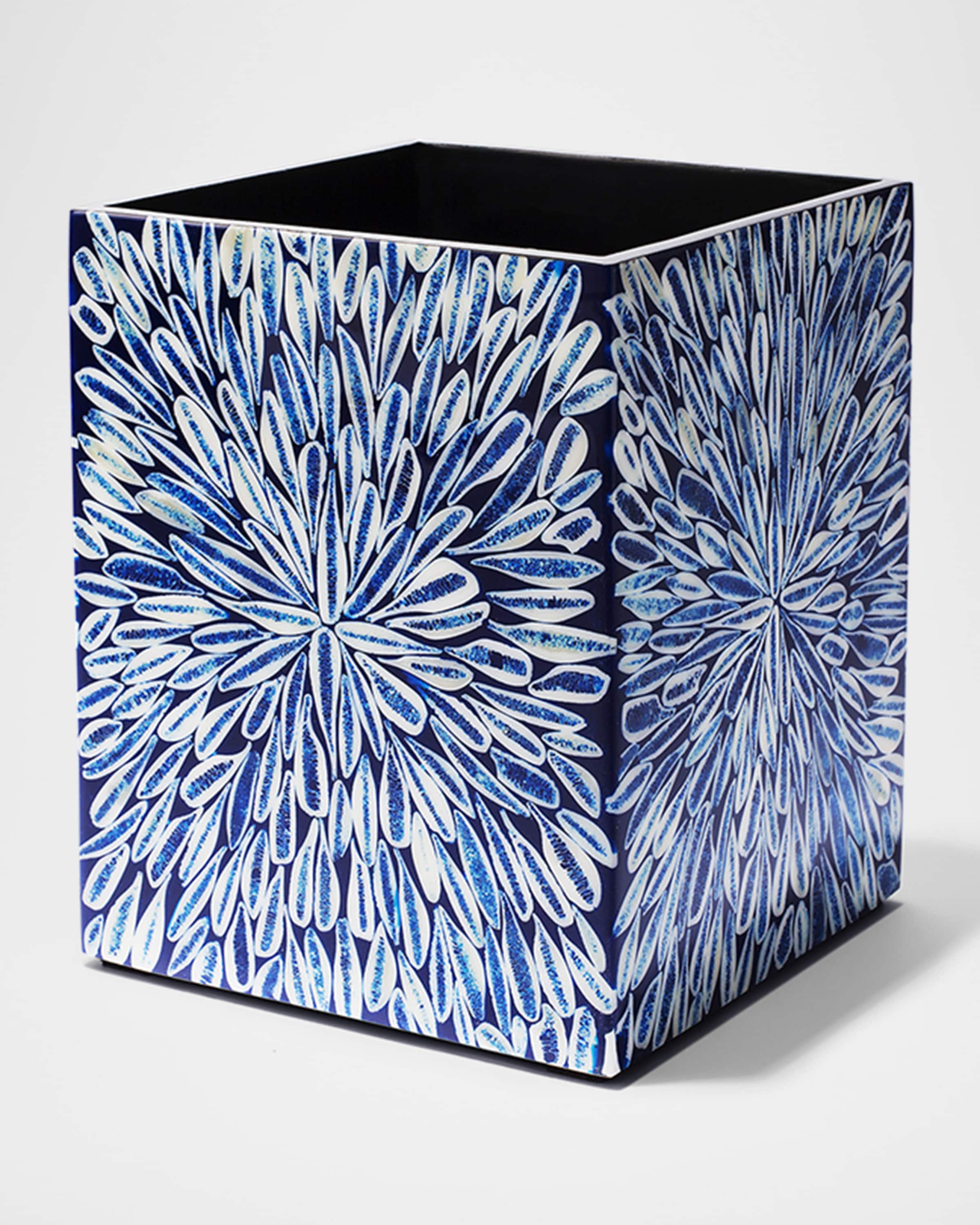 LADORADA Blue Almendro Wastebasket