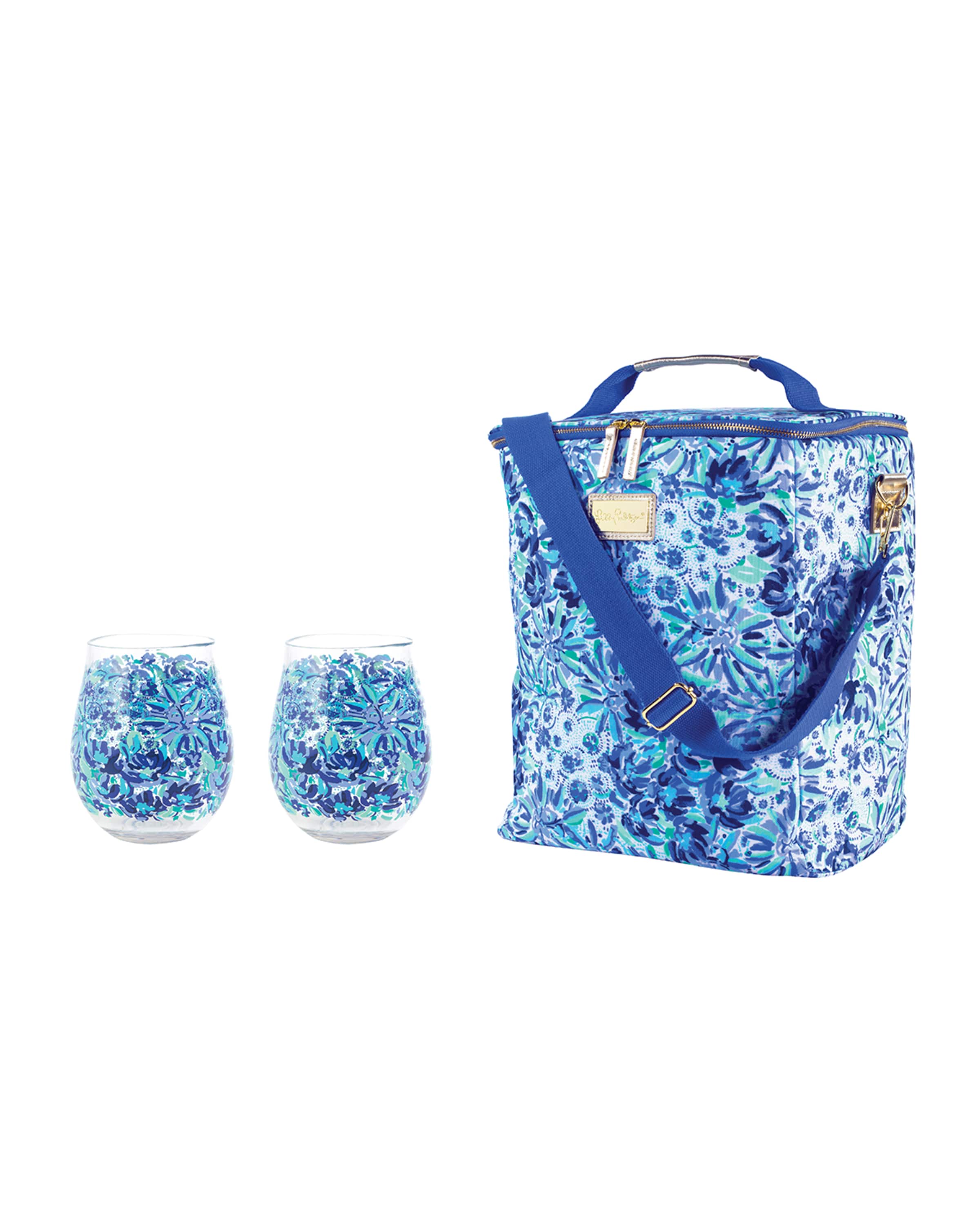 Lilly pulitzer wine tote online