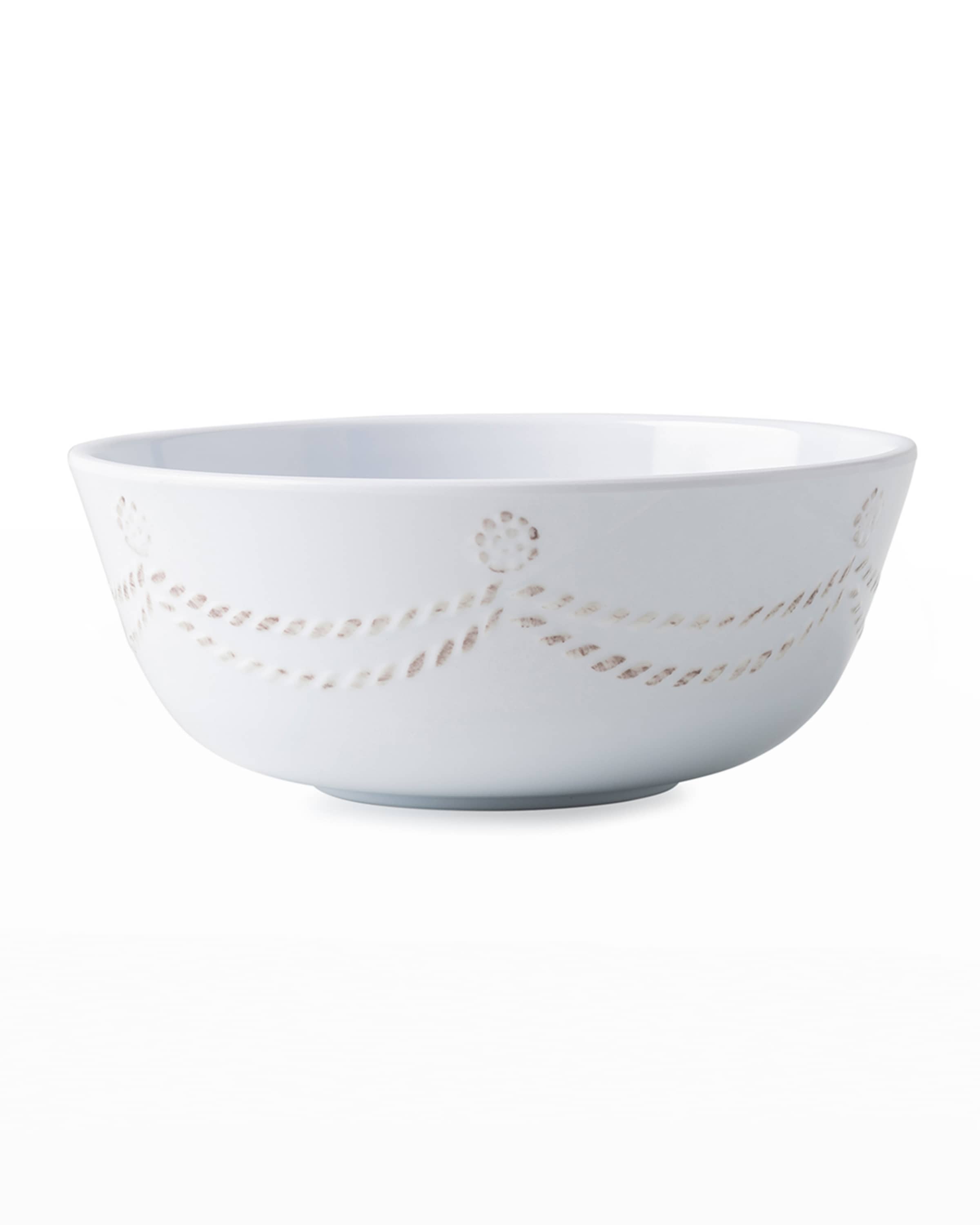 Juliska Berry & Thread Melamine Cereal/Ice Cream Bowl - Whitewash