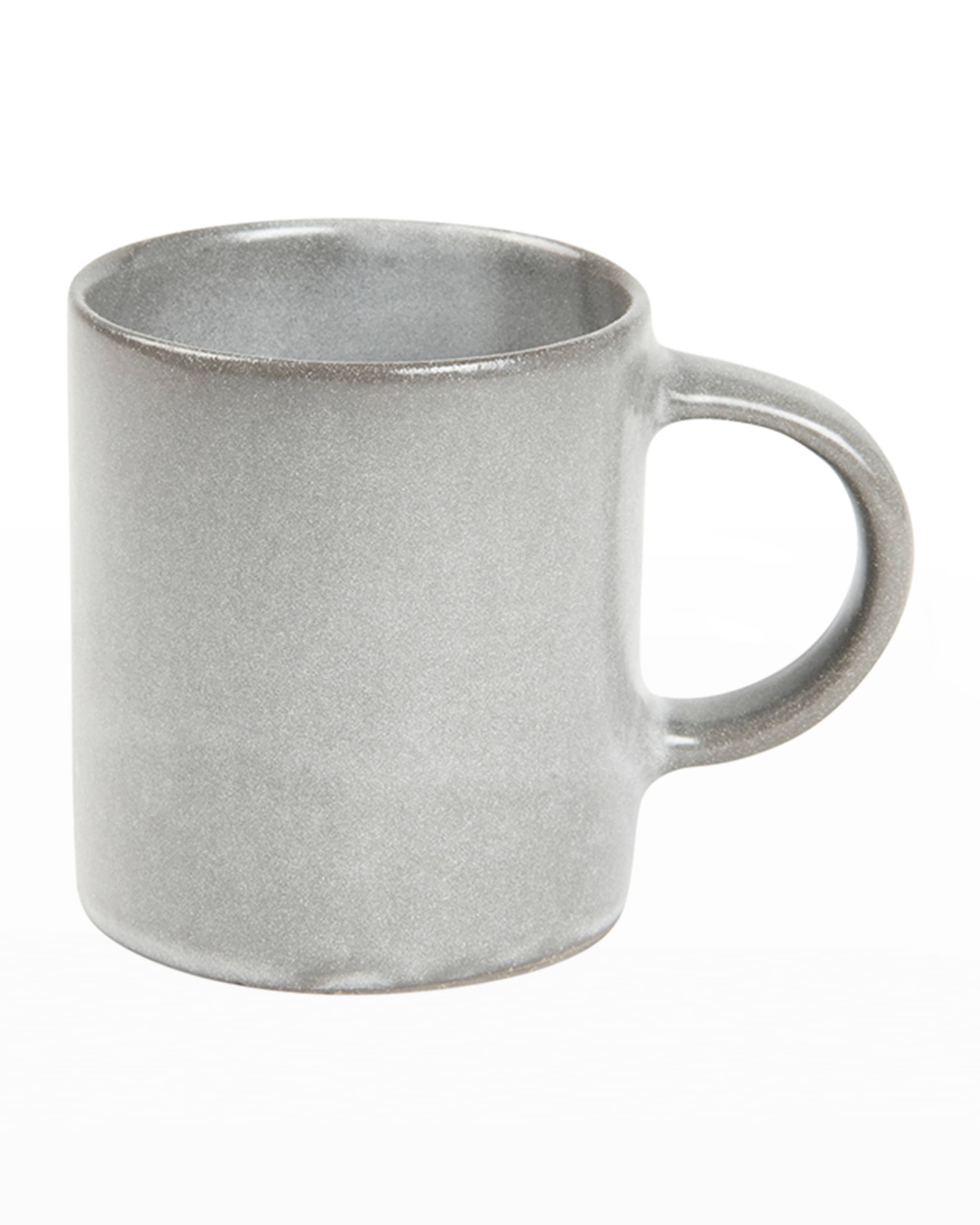 Blue Pheasant Marcus Cement Glaze Mugs, Set of 4