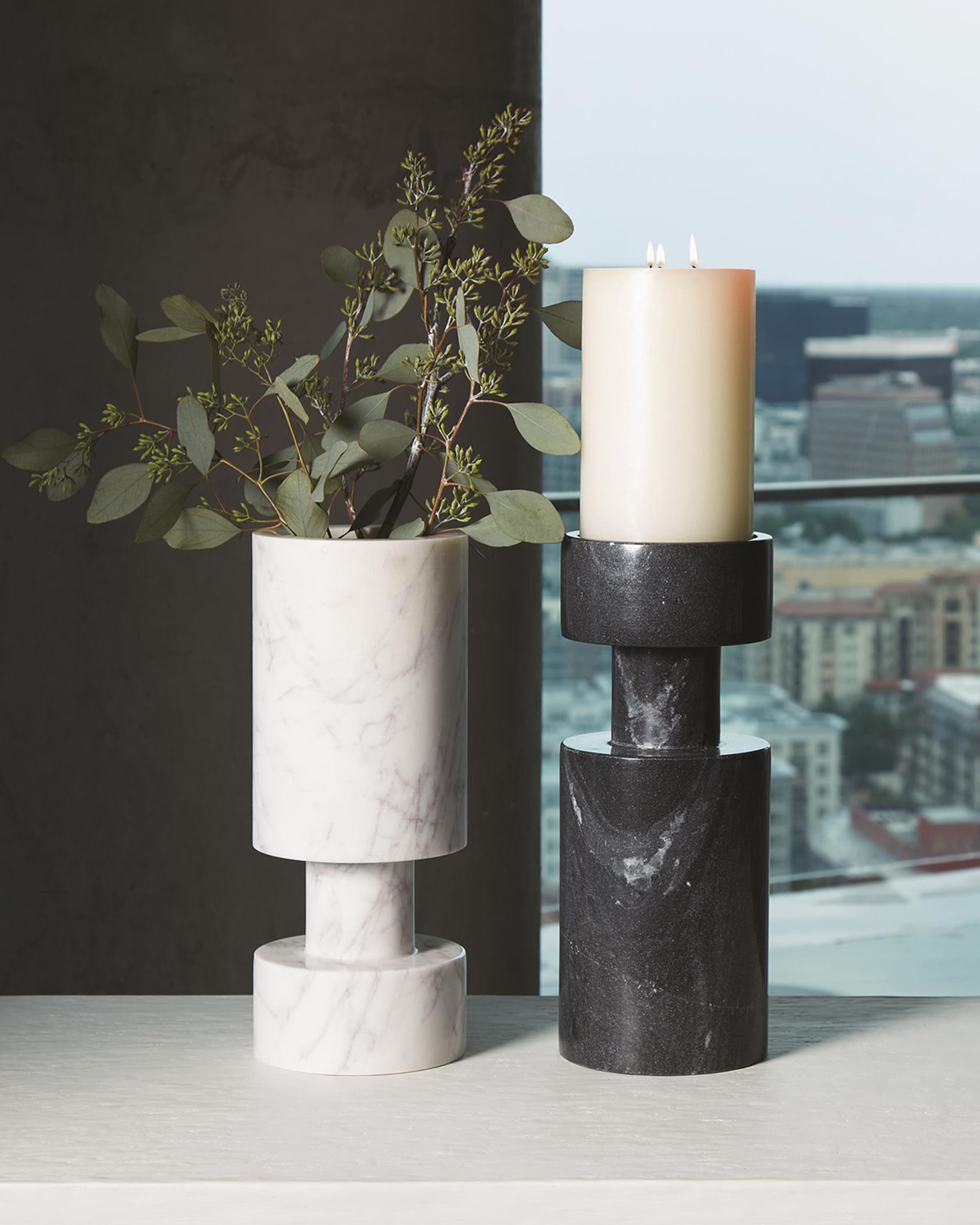 Citizen Artist Luc Black Marble Vase and Matching Items & Matching