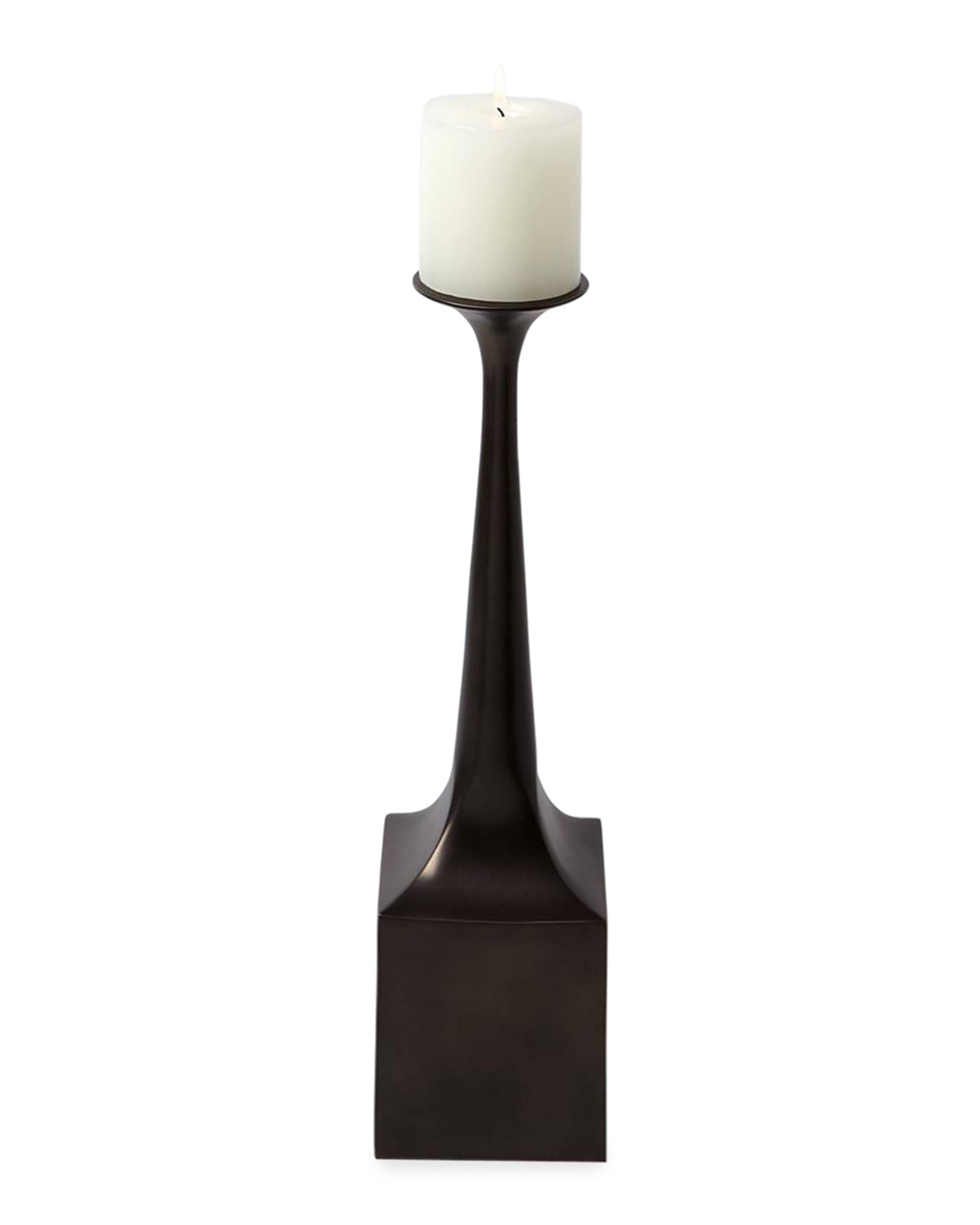 Citizen Artist by Global Views Giac Small Bronze Candlestick Holder