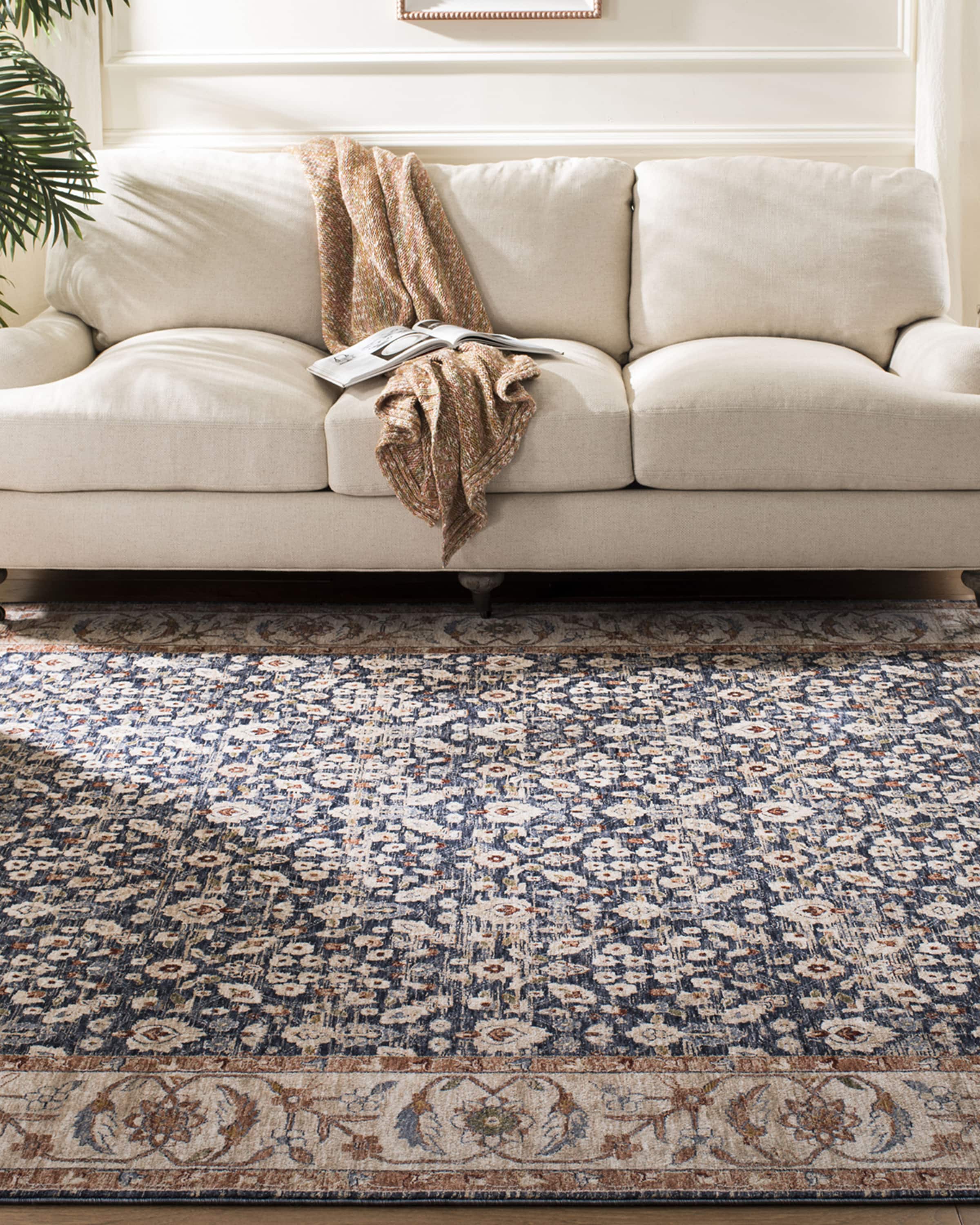 Lauren Ralph Lauren Carlingford Navy Power-Loomed Rug, 10' x 14'