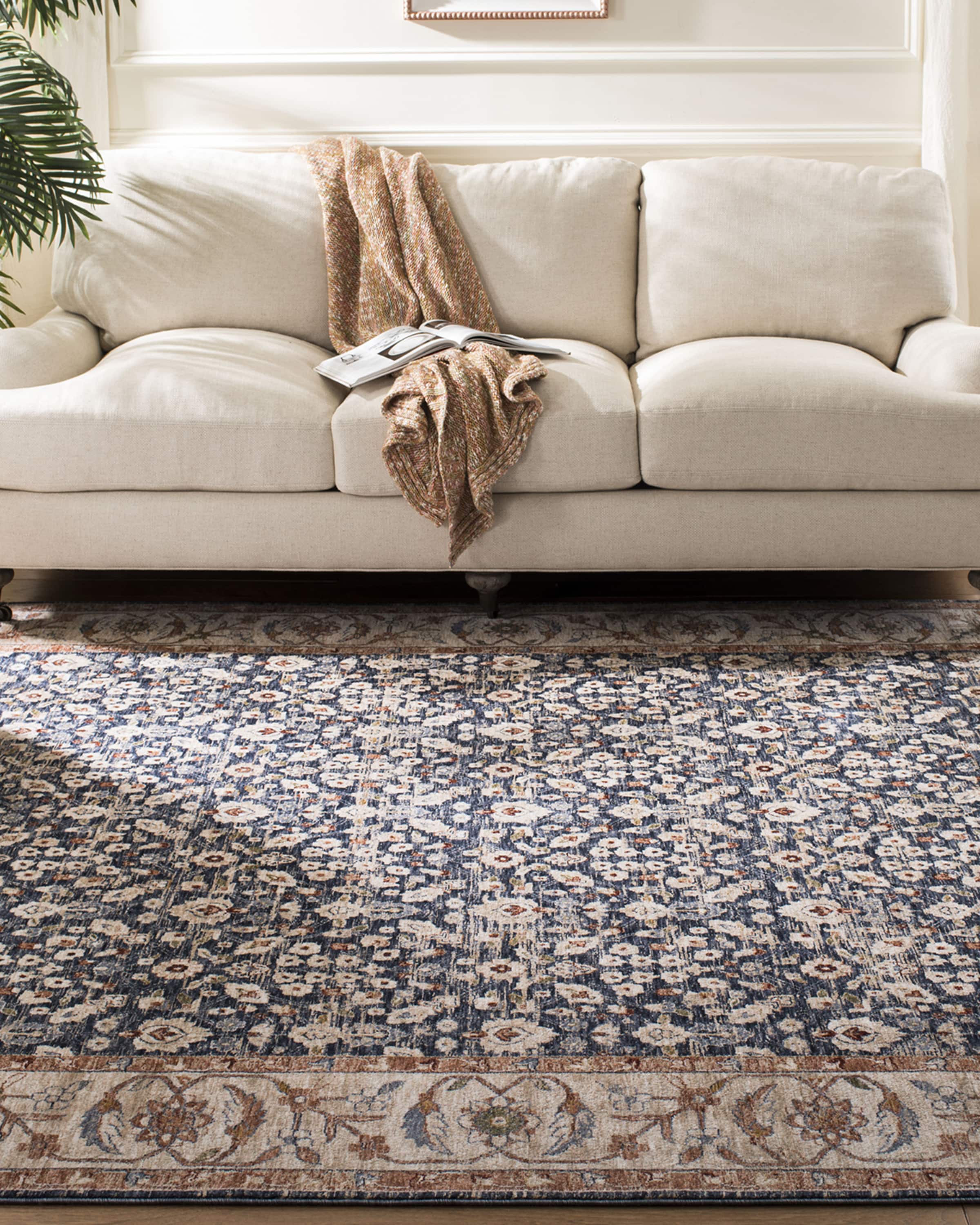 Lauren Ralph Lauren Carlingford Navy Power-Loomed Rug, 5' x 8'