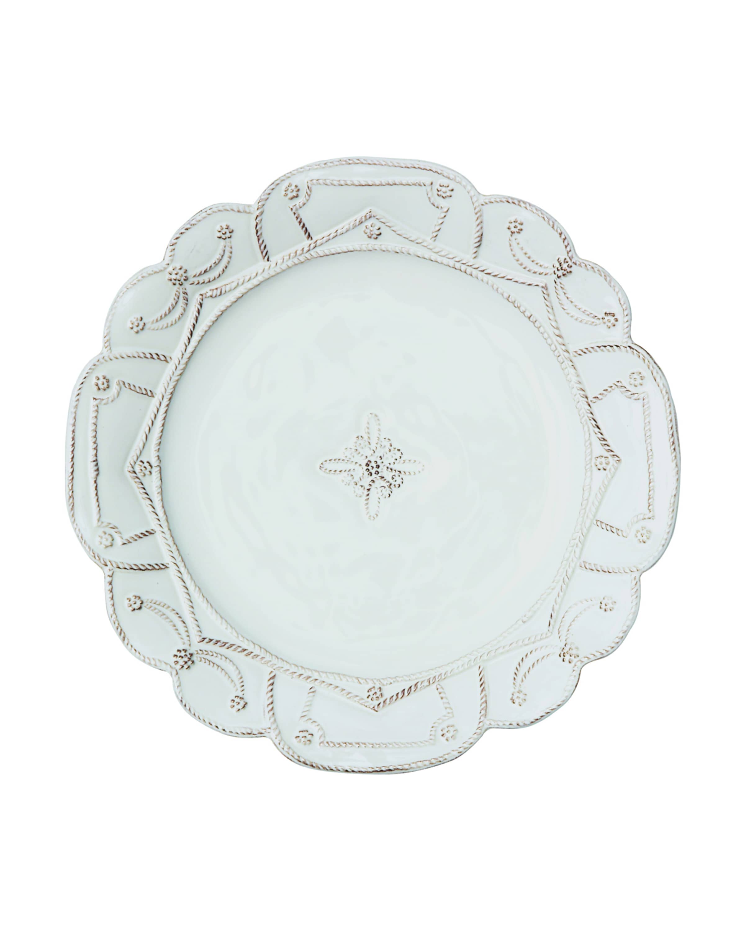 Juliska Jardins du Monde Dinner Plate - Whitewash