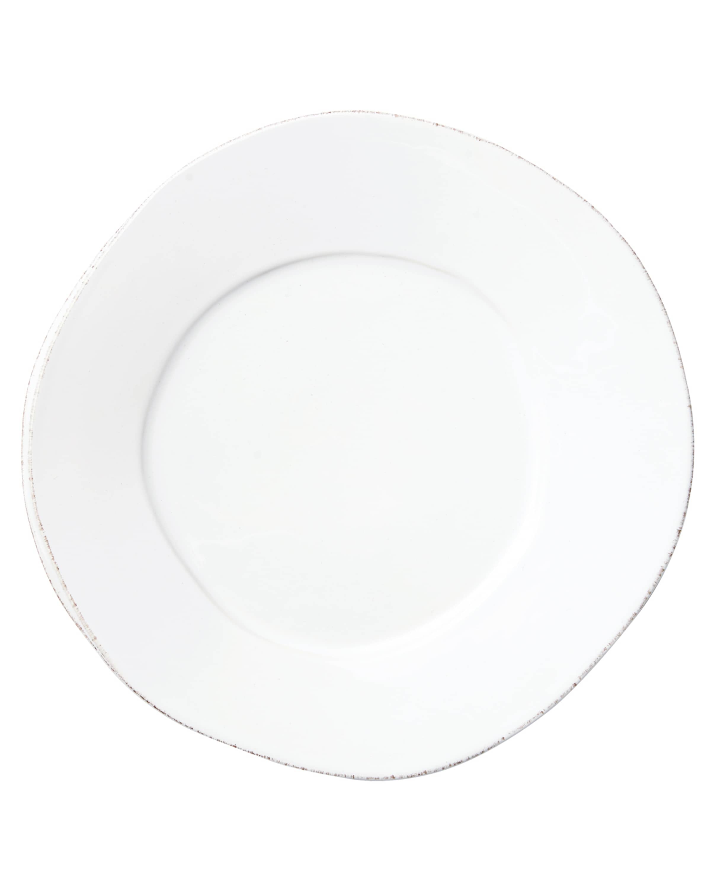 Vietri Lastra White American Dinner Plate