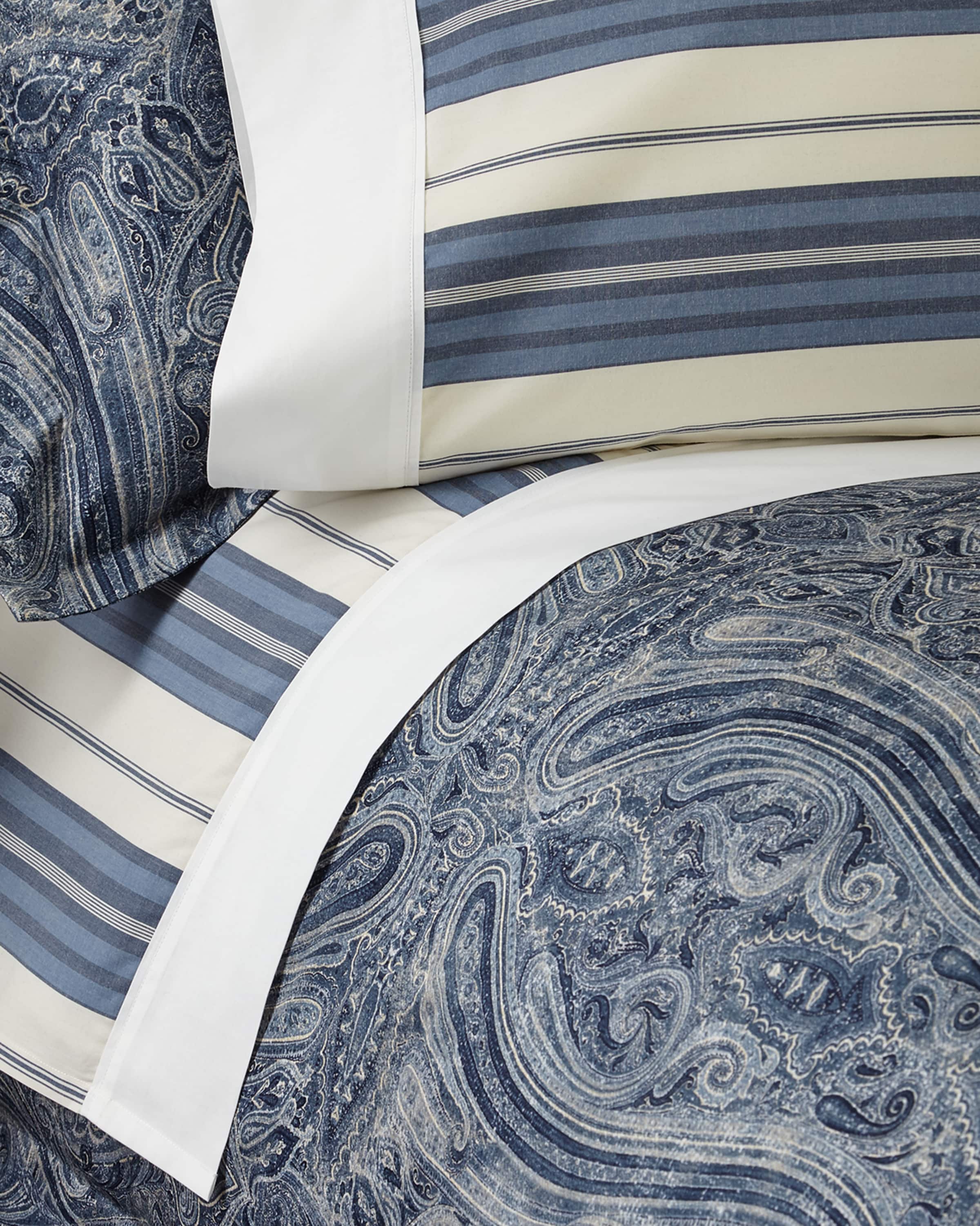 Ralph lauren blue paisley sheets clearance