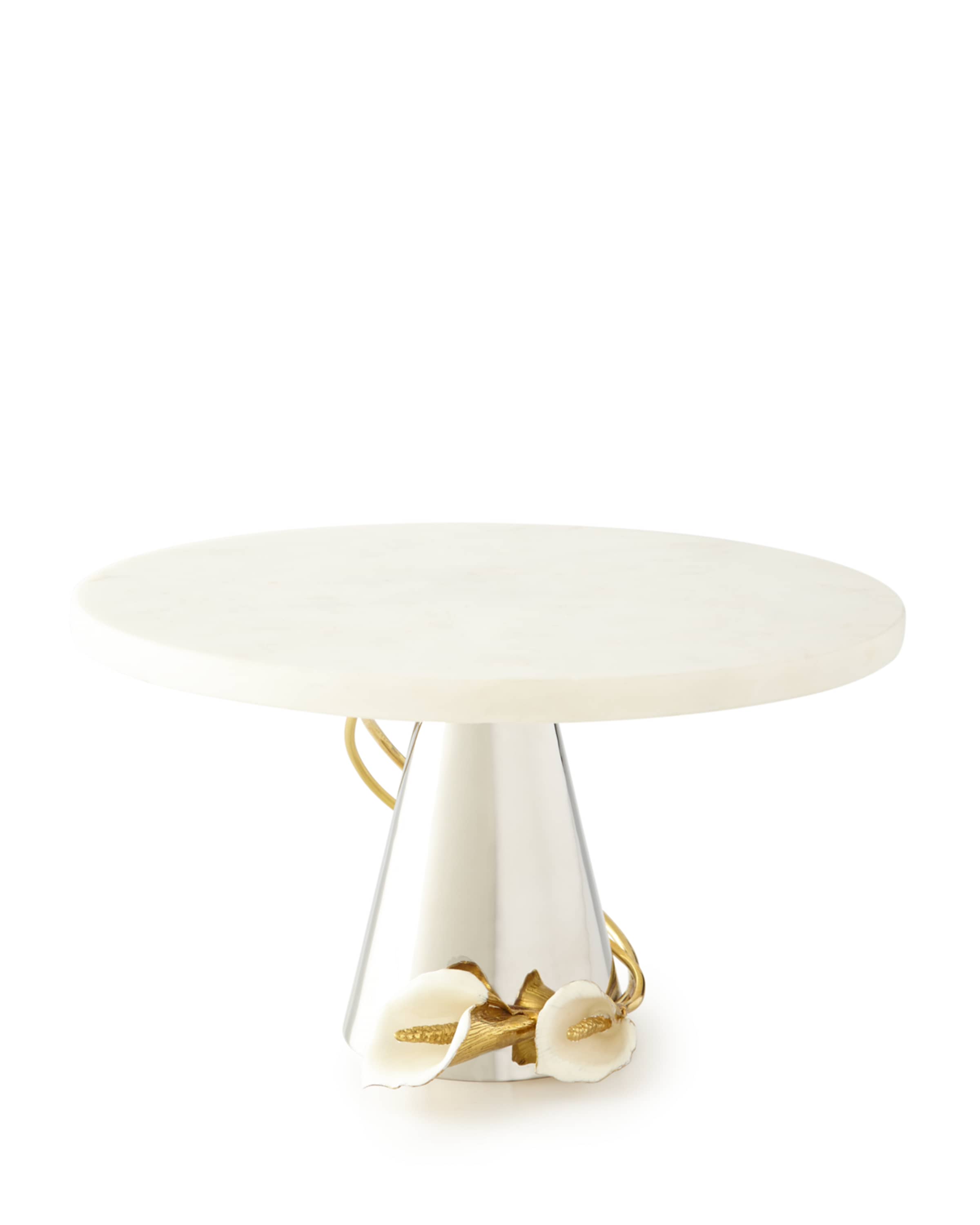 Michael Aram Calla Lily Cake Stand & Server & Matching Items Horchow