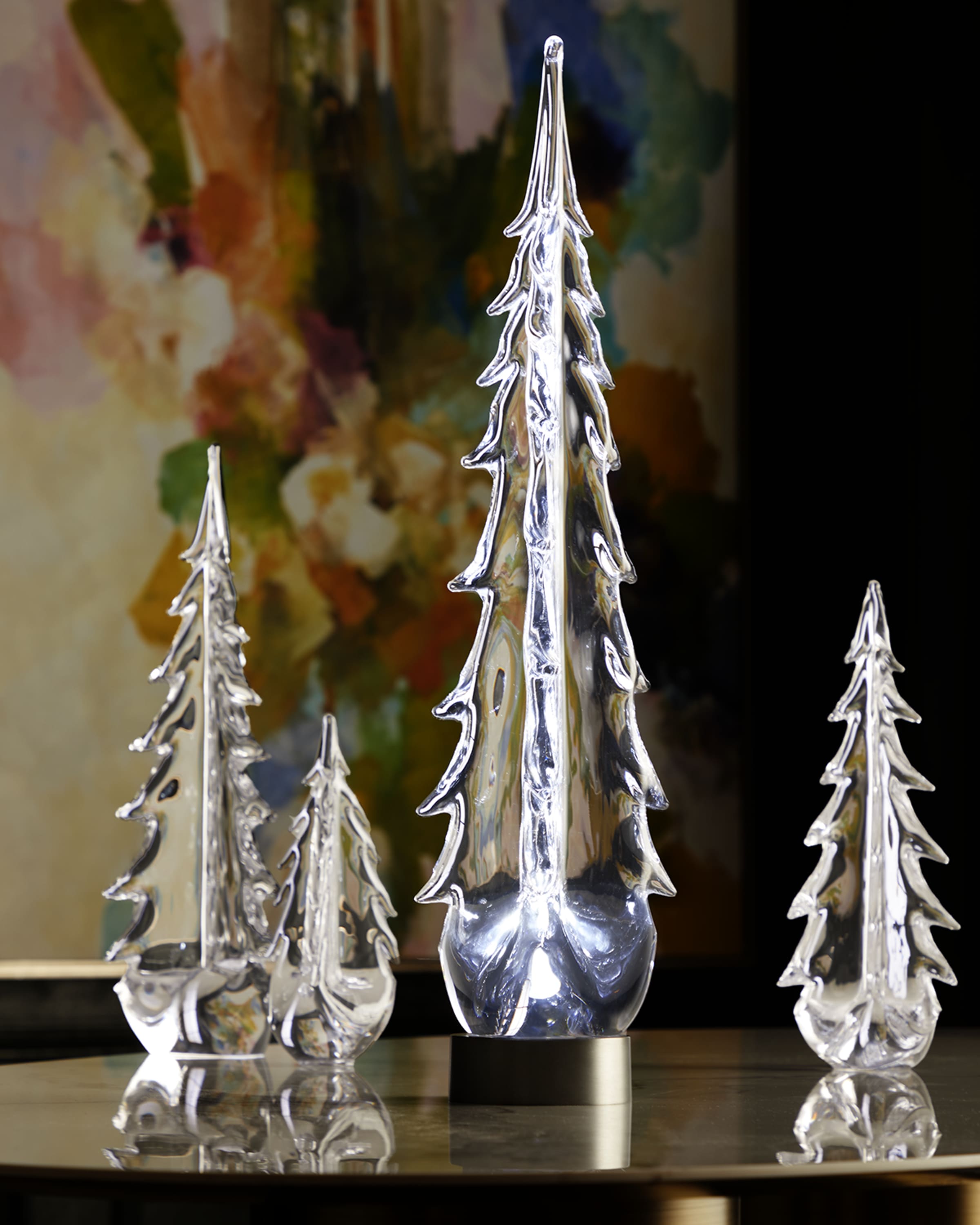 Simon Pearce 6" Clear Tree and Matching Items & Matching Items Horchow